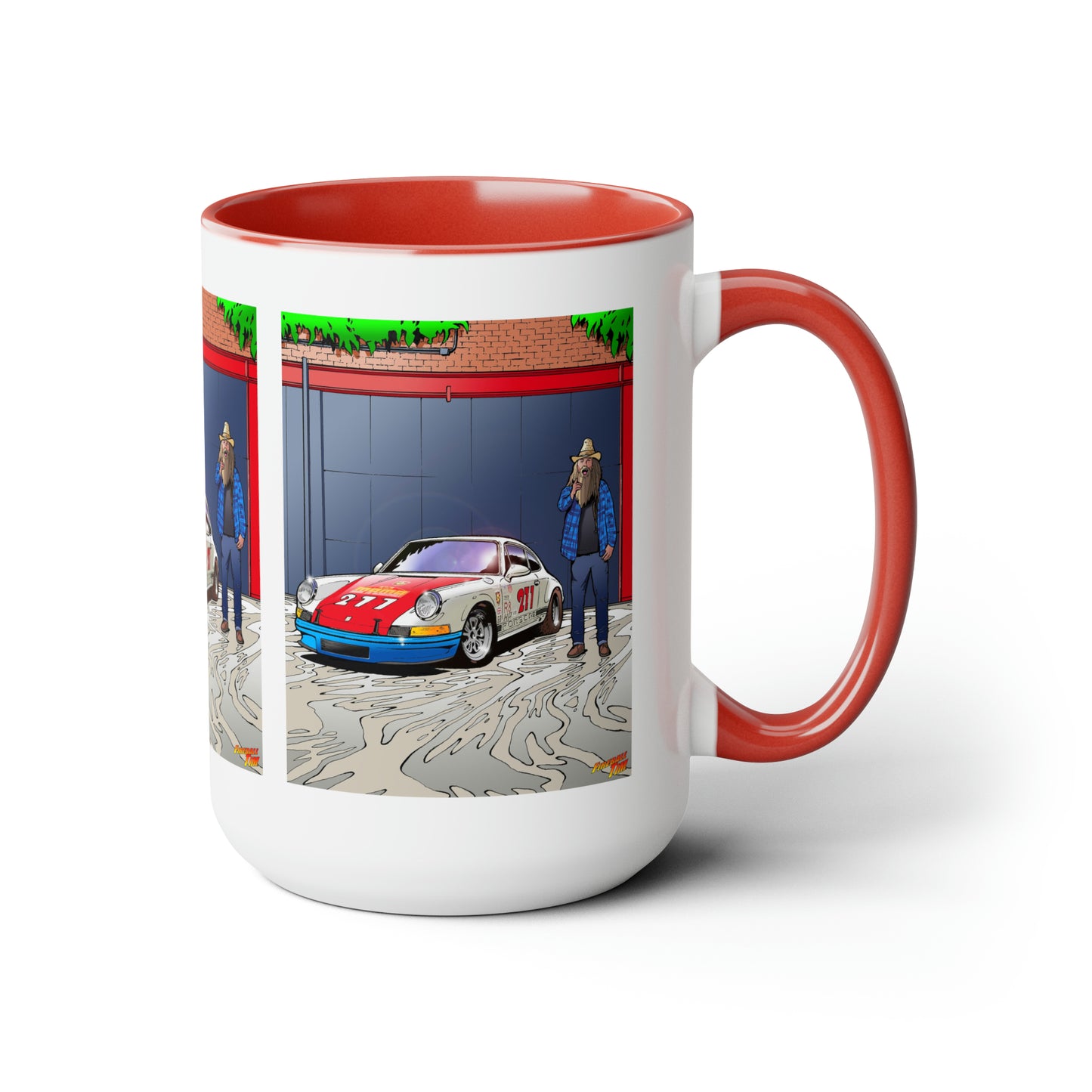 MAGNUS WALKER 277 Coffee Mug, Sports Car Mug, Car Illustration, Car, Cars, Auto, Auto Art, Car Art