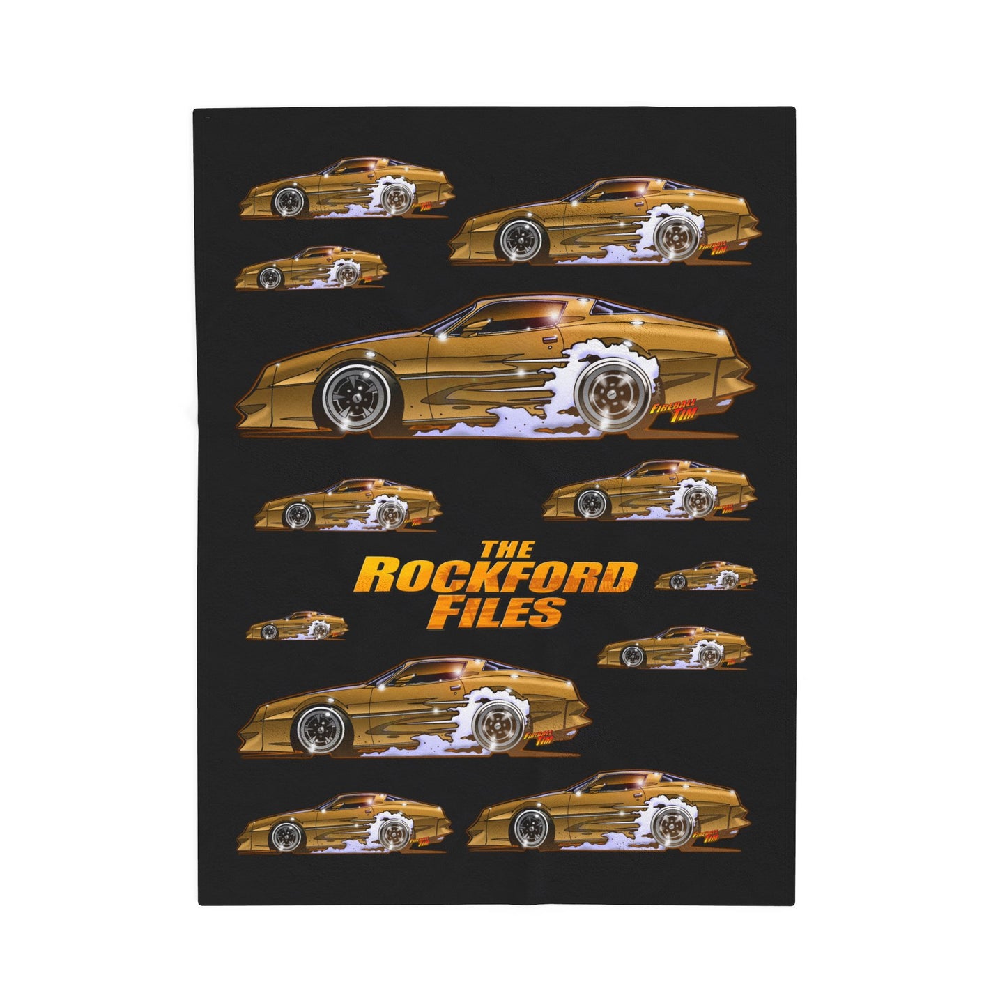 THE ROCKFORD FILES 1974 Pontiac Firebird Cozy Fleece Blanket - 3 Sizes