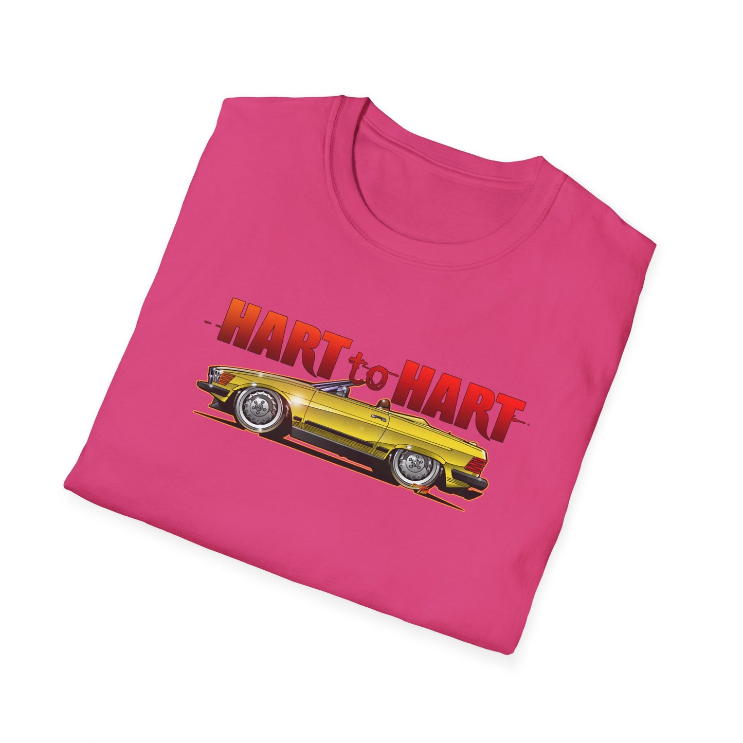 HART to HART TV Show Mercedes 450SL Concept Art Softstyle T-Shirt Multiple Colors