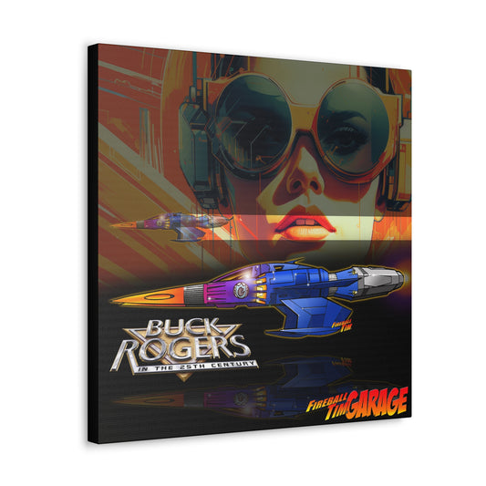 BUCK ROGERS Hot Rod Starfighter Concept Art Canvas MASTERPRINT 2 Sizes