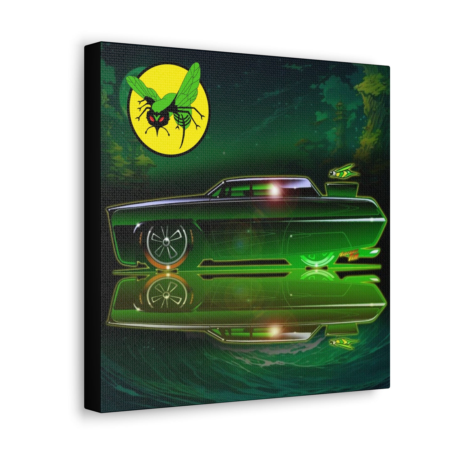 GREEN HORNET BLACK BEAUTY Concept Art Canvas Print Ver1 12x12