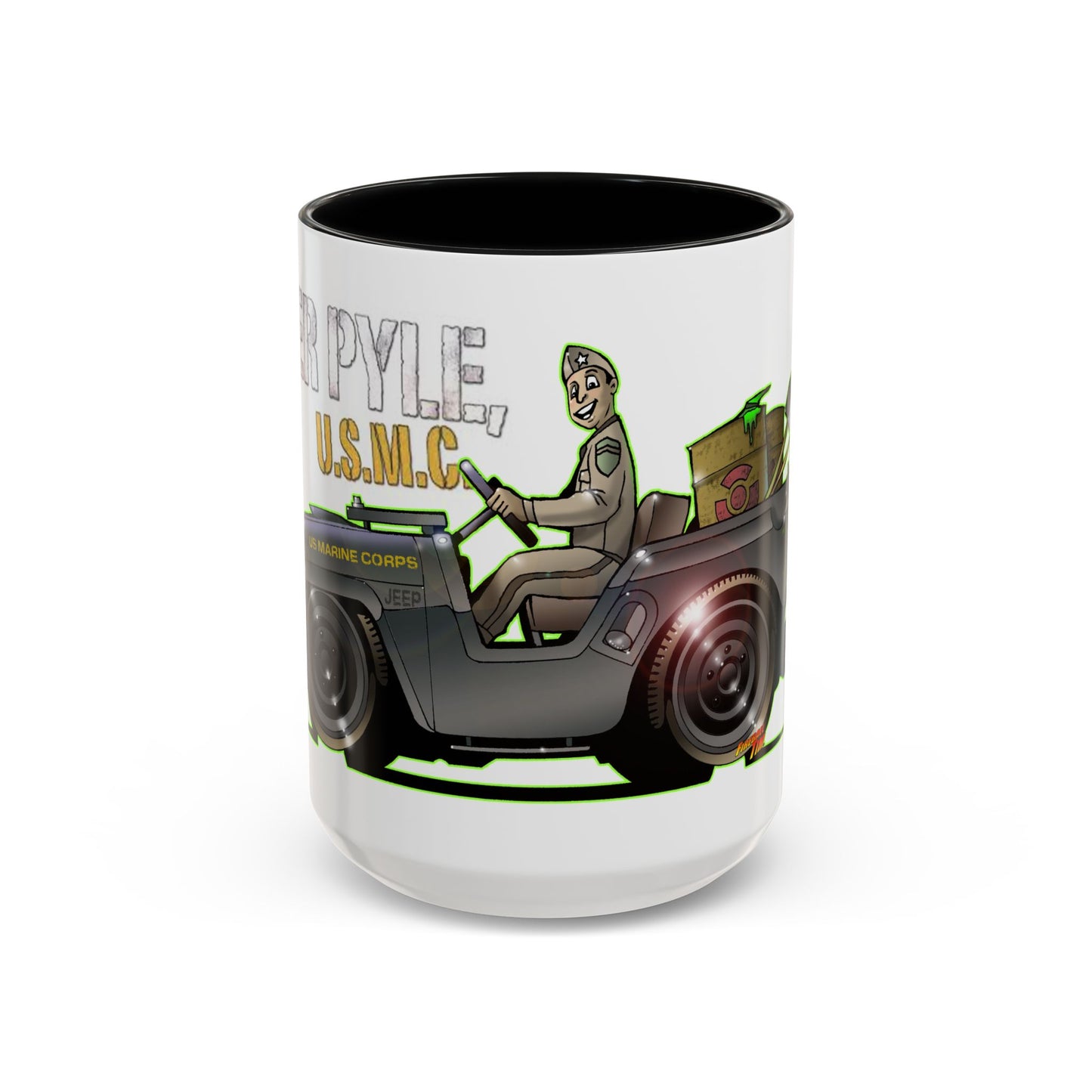 GOMER PYLE Vintage Military Jeep Collectible Coffee Mug 2 Sizes