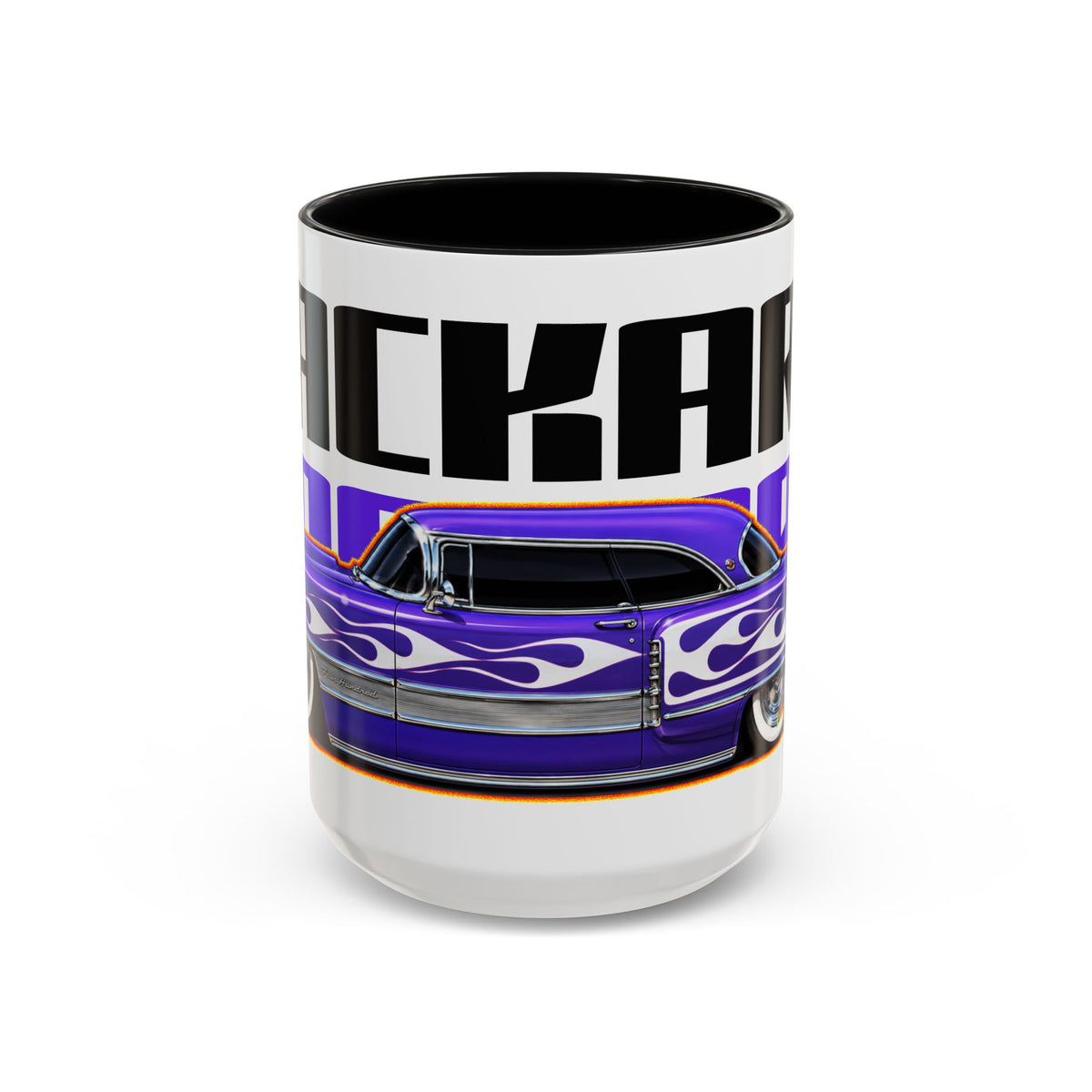 PACKARD 1955 Kustom Four Hundred Collectible Fireball Art Coffee Mug - 2 Sizes