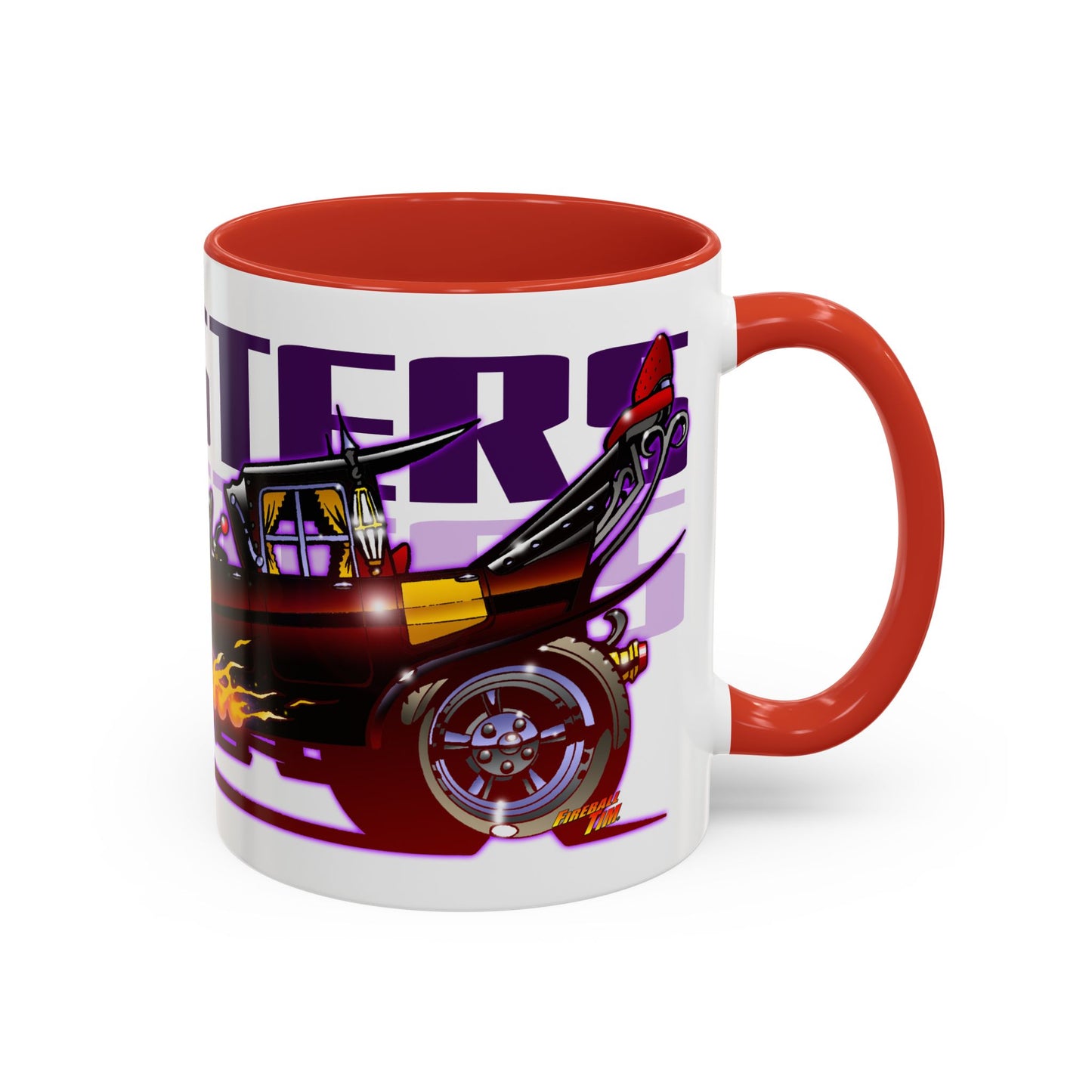 THE MUNSTERS TV Show Munster Koach Fireball Art Coffee Mug - 2 Sizes