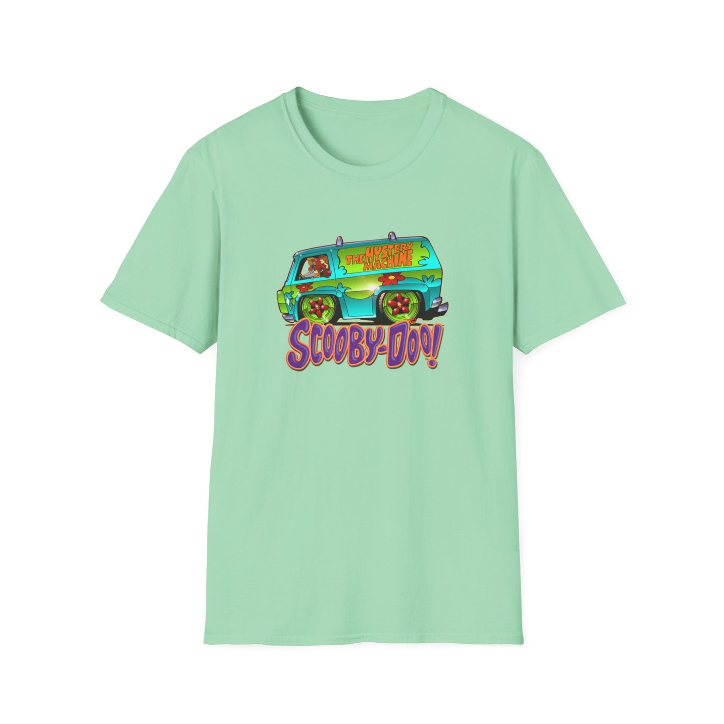 SCOOBY DOO MYSTERY MACHINE VAN Concept Art Softstyle T-Shirt 12 Colors