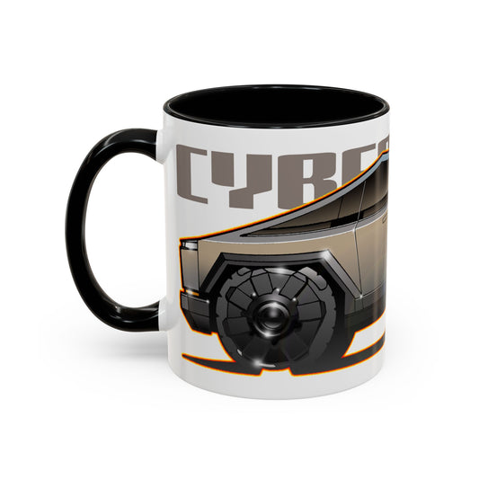 TESLA CYBERTRUCK Collectible Coffee Art Mug - 2 Sizes