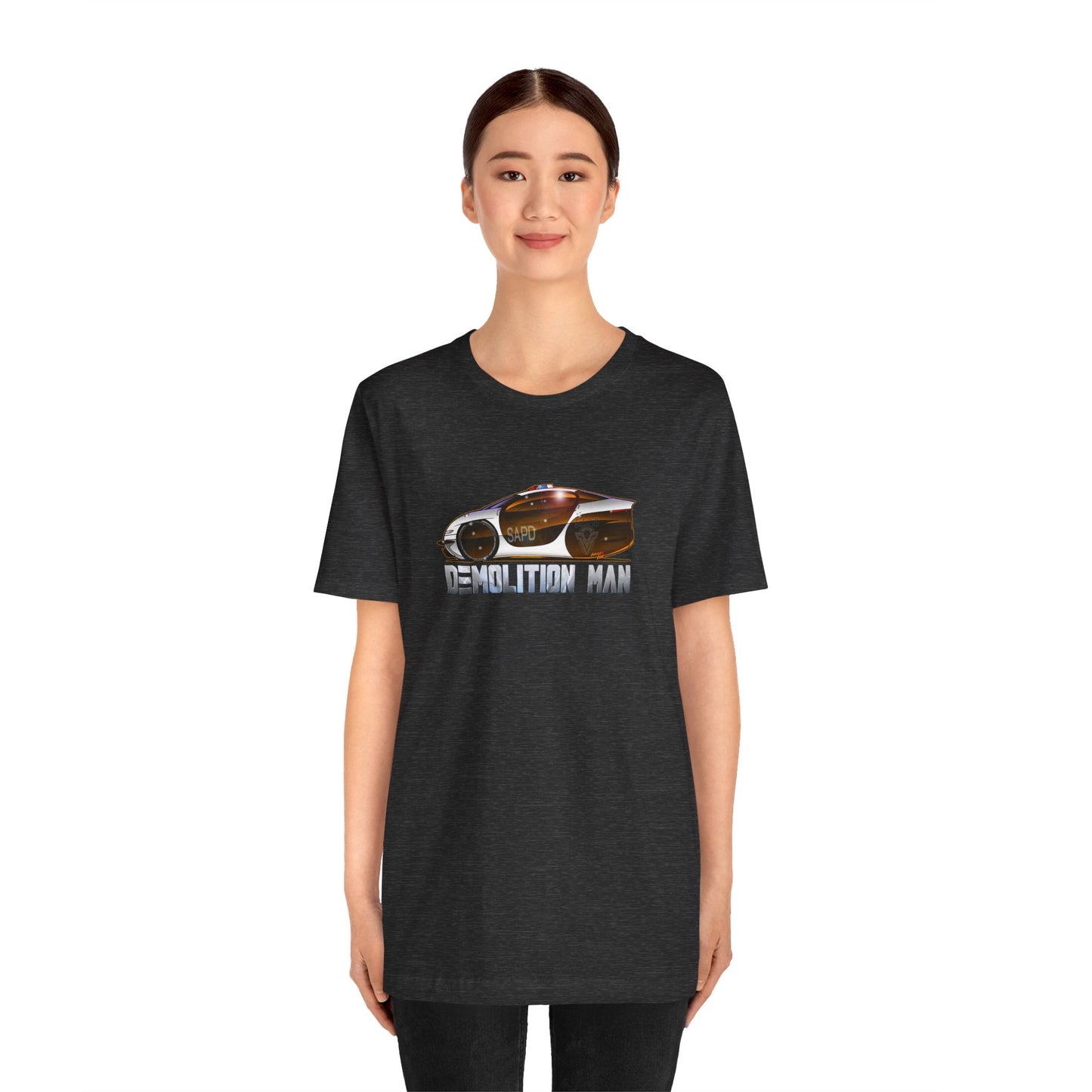 DEMOLITION MAN 2032 Police Cruiser Concept Art Short Sleeve Tee 9 Colors