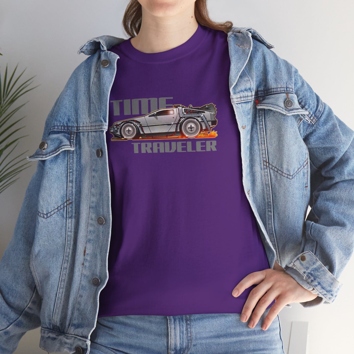 BACK to the FUTURE Delorean Time Traveler Tee Shirt