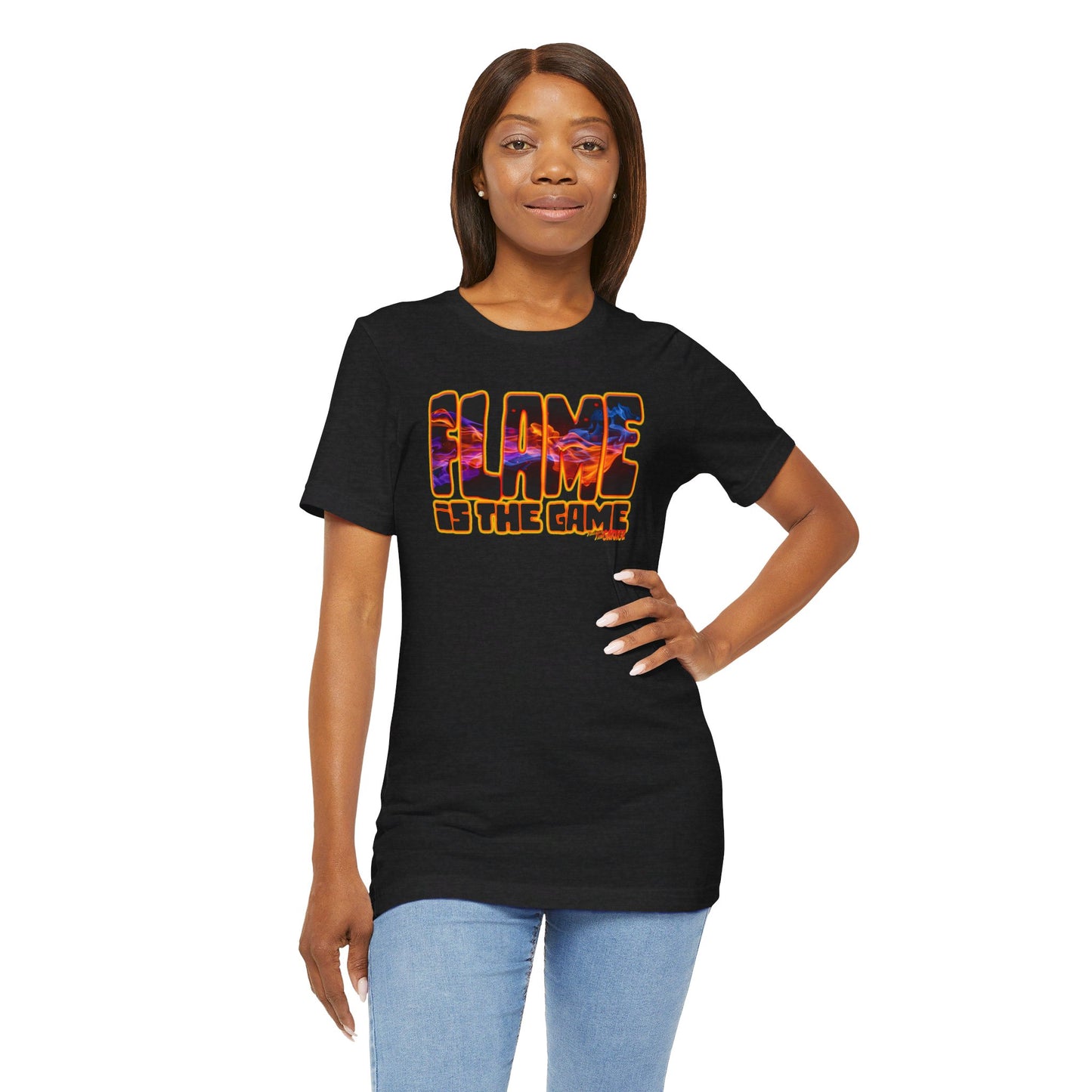 FLAME IS THE GAME Fireball Tim Garage Official Short Sleeve Tee 13 Colors