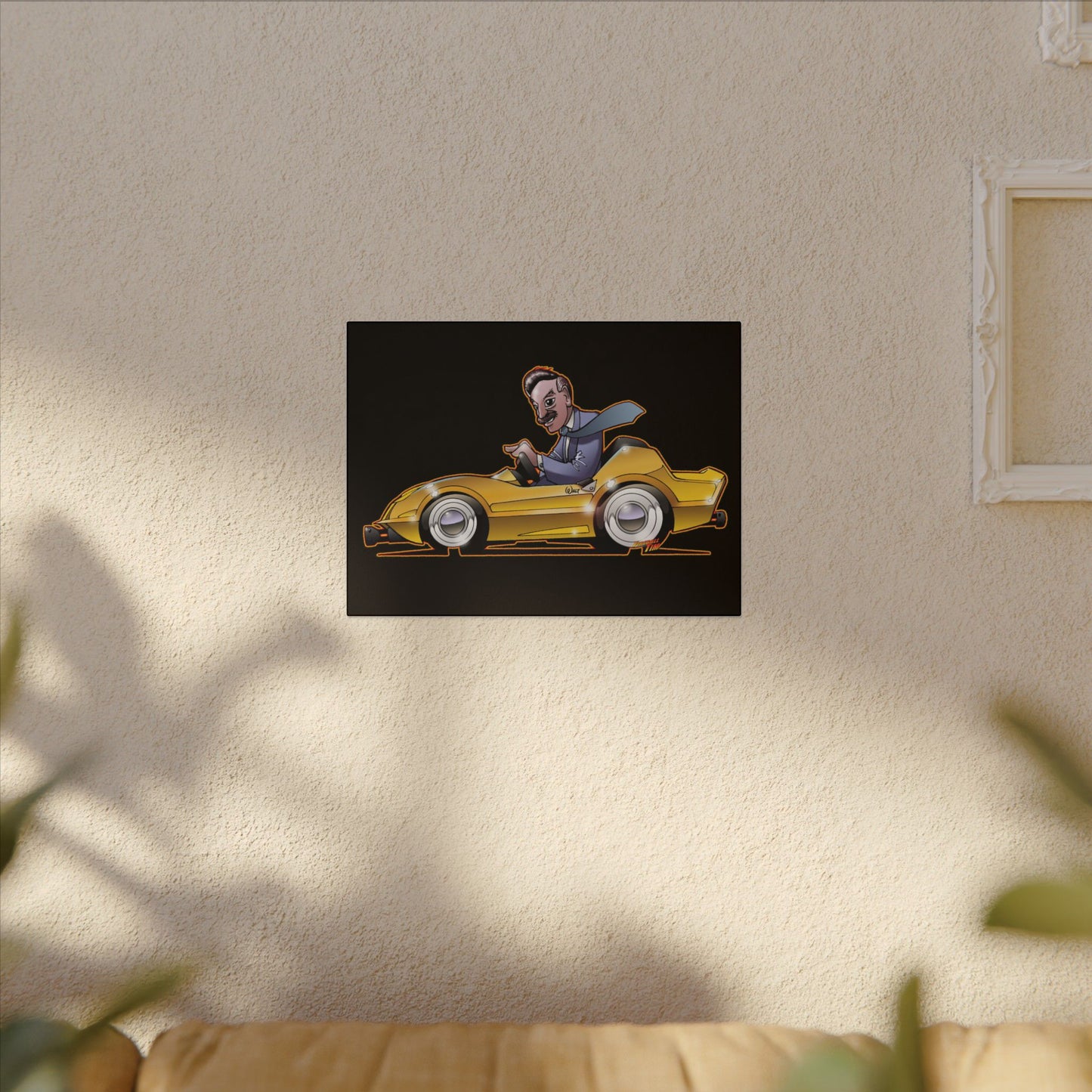 AUTOPIA CLASSIC Walt Disney Fireball Art Canvas Print