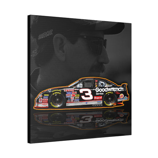 DALE EARNHARDT NASCAR Chevrolet 3 Collectible Fireball Art Canvas Stretched Print