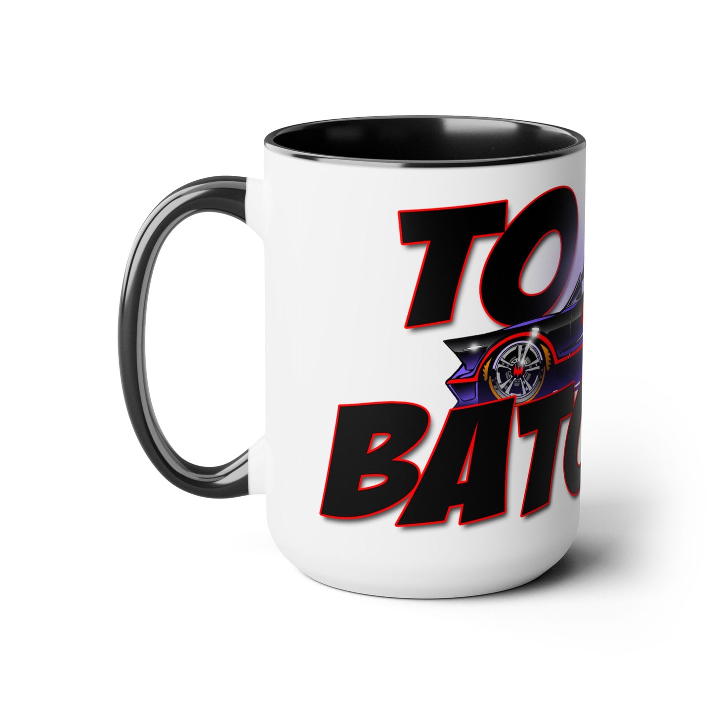 TO THE BATCAVE 1966 Batmobile TV Show Concept Art Coffee Mug 15oz