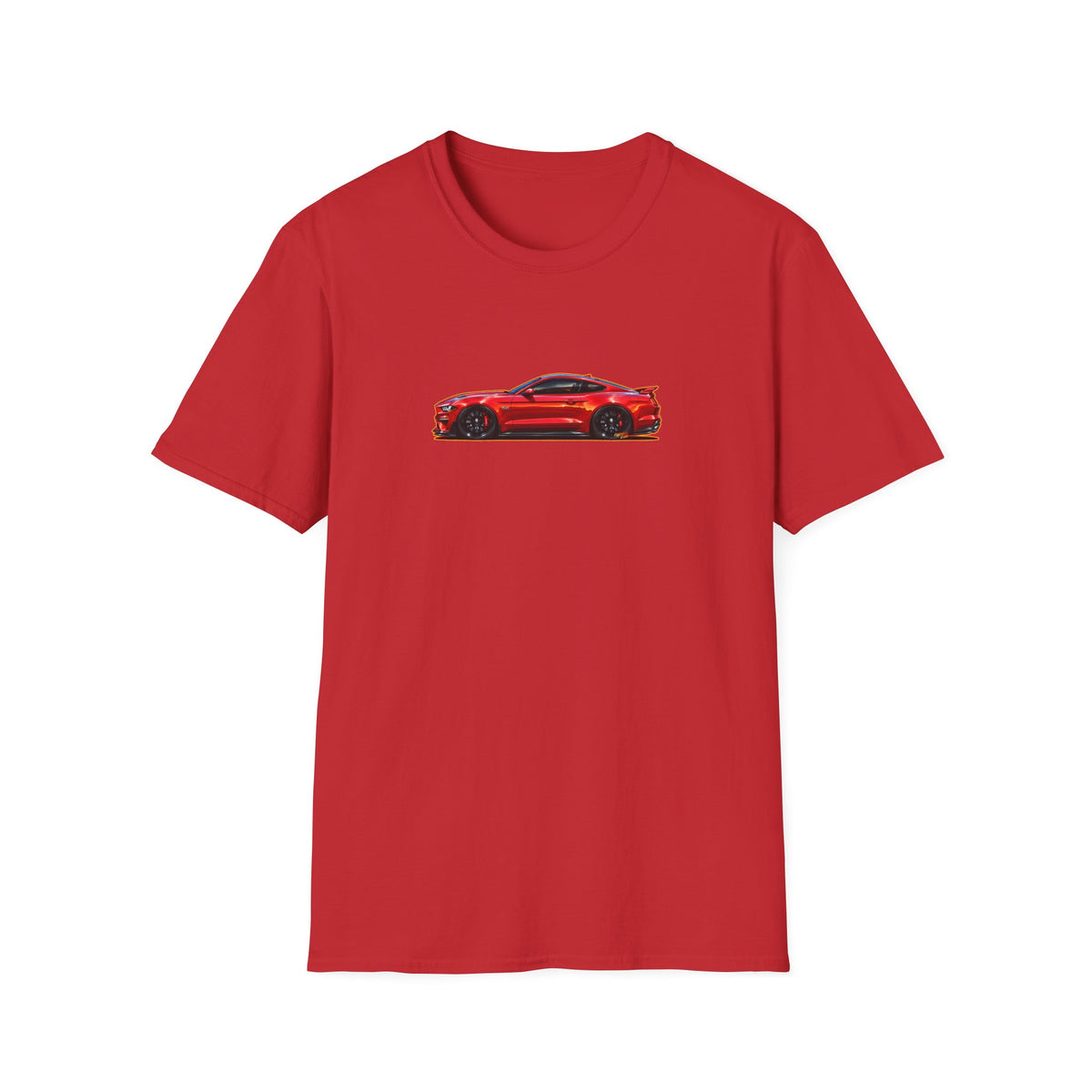 FORD MUSTANG 2019 GT 5.0 Collectible Fireball Art TeeShirt