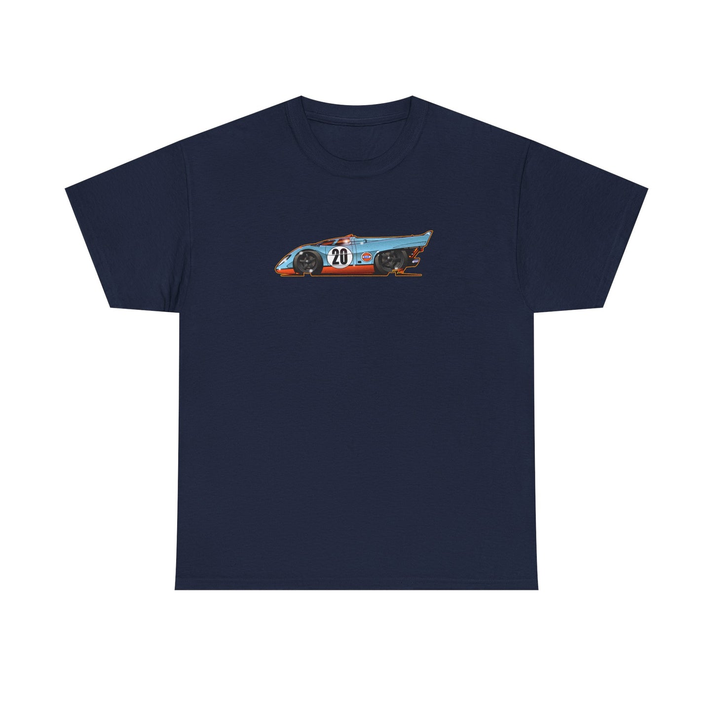 LE MANS Steve McQueen Porsche 917K Collectible Fireball Art Tee Shirt - Multiple Colors