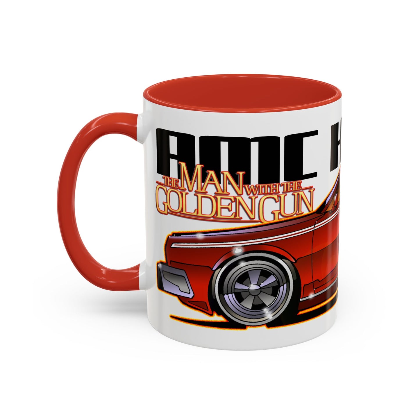 MAN WITH THE GOLDEN GUN AMC Hornet James Bond Fireball Art Collectible Coffee Mug