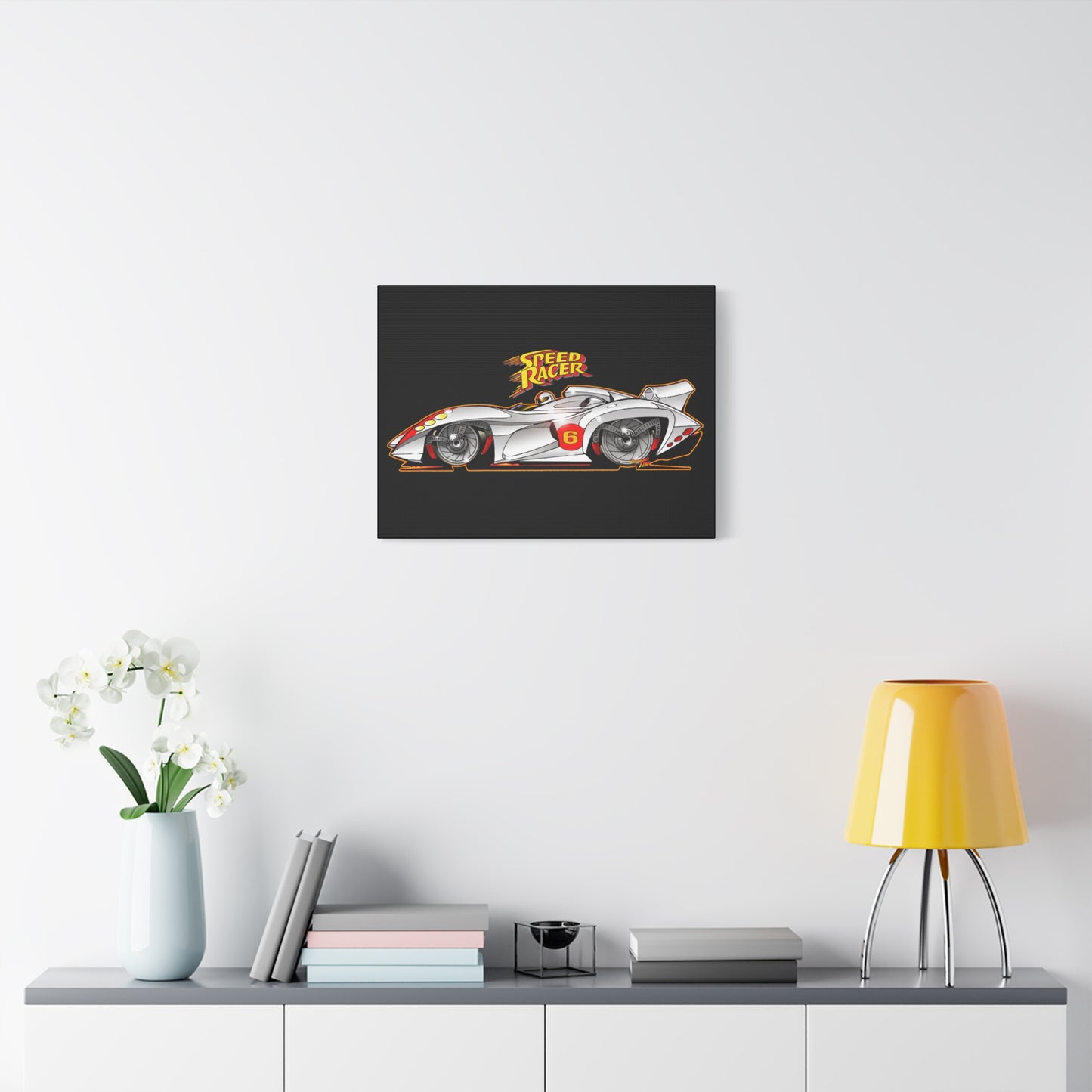 SPEED RACER MACH 6 Fireball Art Collectible Canvas Print - Multiple Sizes