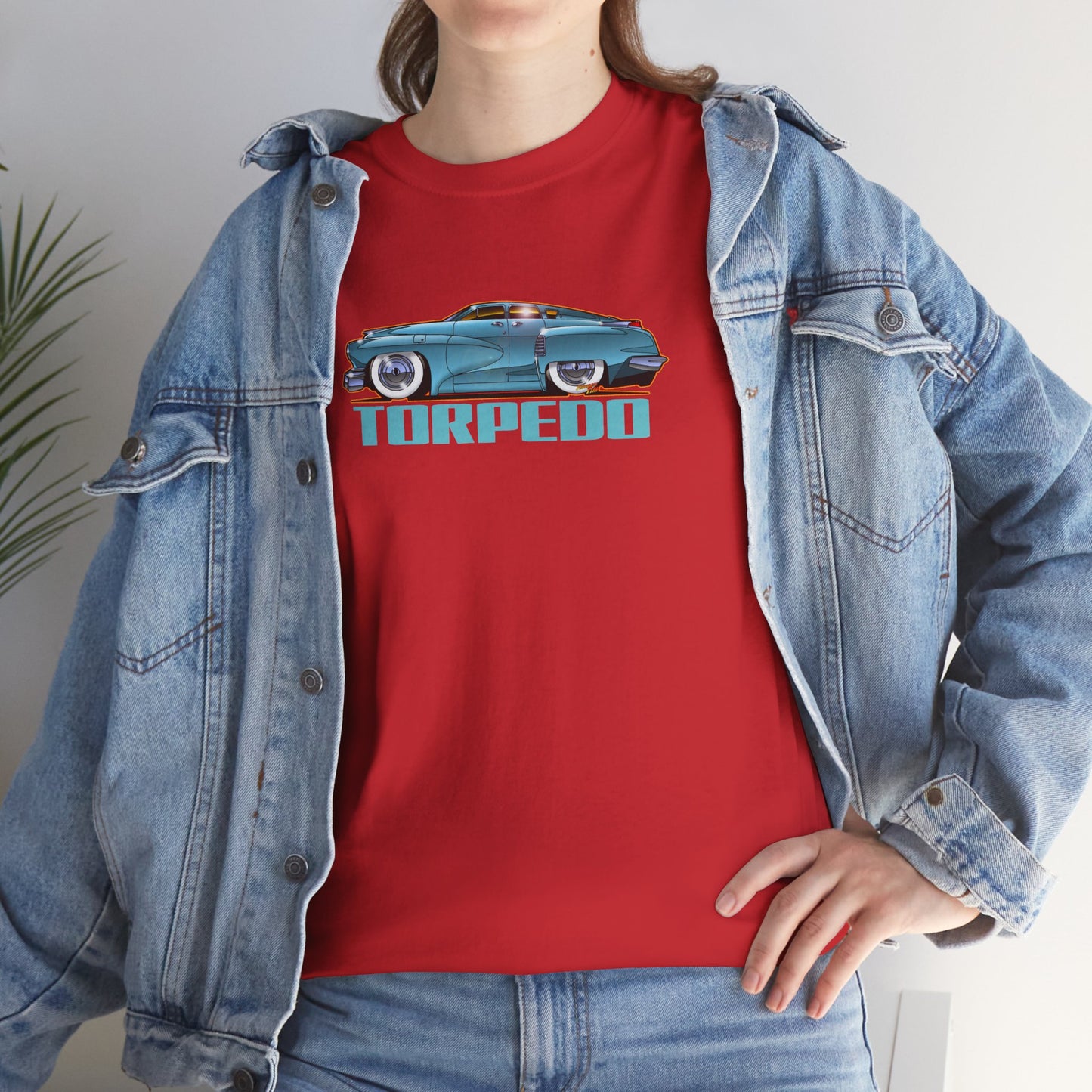 TUCKER TORPEDO 48 Collectible Fireball Art Cotton Tees