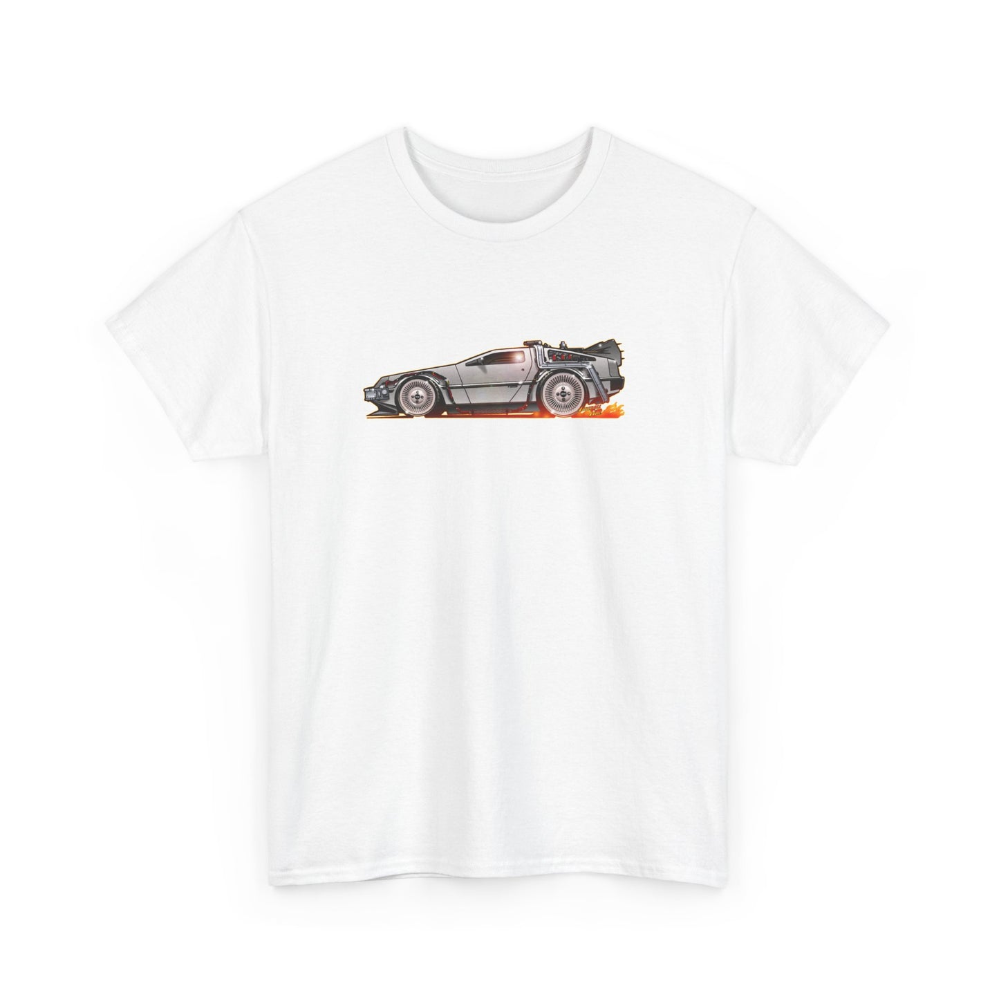 BACK TO THE FUTURE DELOREAN Time Machine Concept Art Tee Shirt 11 Colors