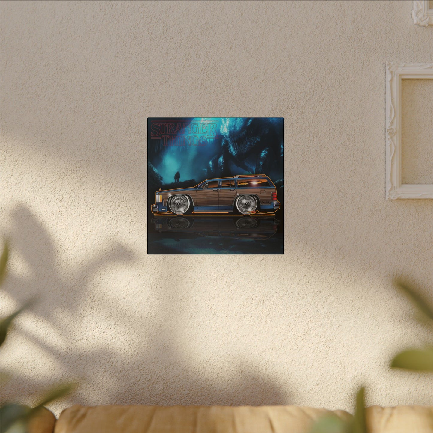 STRANGER THINGS Mercury Colony Park Wagon Collectible Canvas Art Wall Print - Multiple Sizes