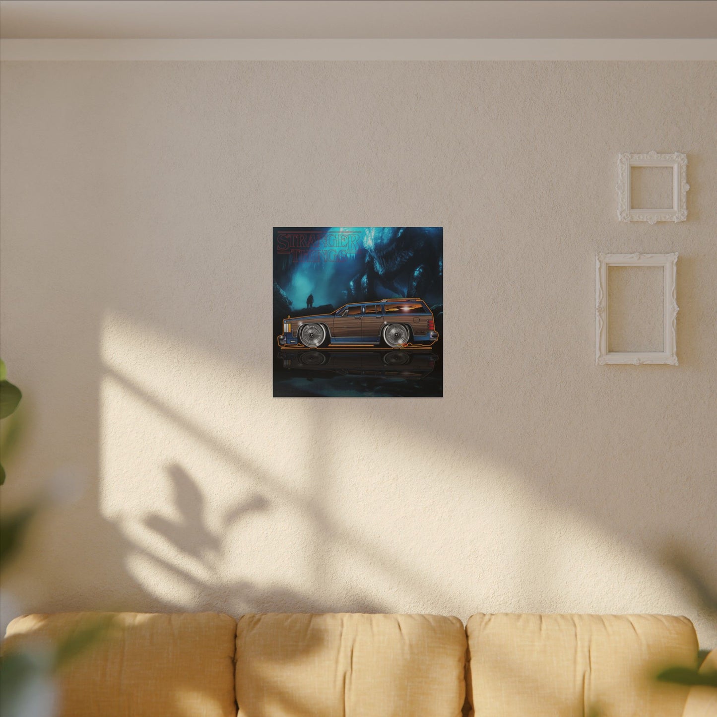STRANGER THINGS Mercury Colony Park Wagon Collectible Canvas Art Wall Print - Multiple Sizes