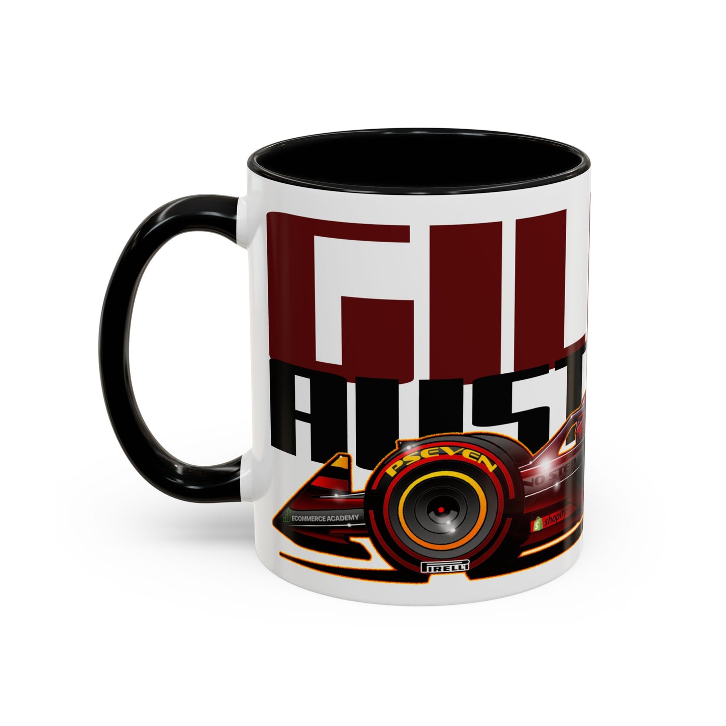 GILLEN AUSTRALIA F1 Race Car 2047 Collectible Coffee Mug - 2 Sizes