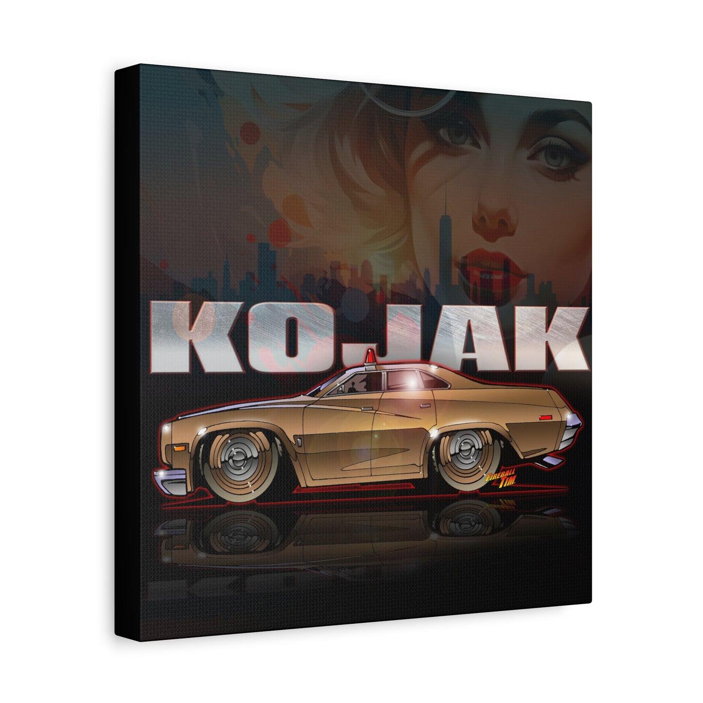 KOJAK BUICK CENTURY Canvas Art Wall Print - 12x12