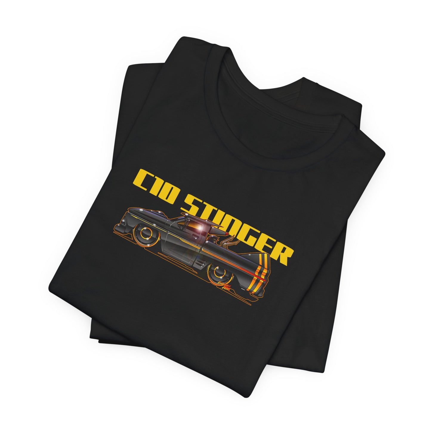 CHEVROLET C10 1960 Stinger Pickup Truck Custom Short Sleeve Tee 8 Colors