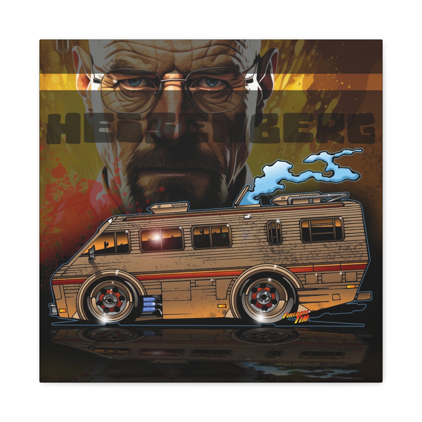 BREAKING BAD WINNEBAGO RV Canvas Wall Art Print - 2 Sizes