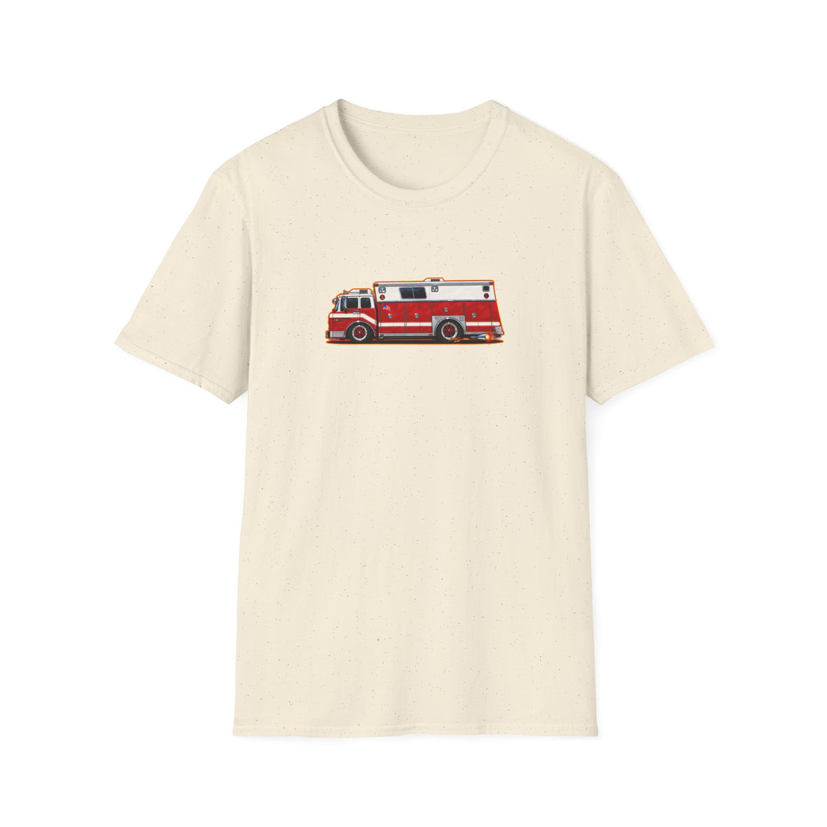 FIRE TRUCK Collectible Fireball Art TeeShirt