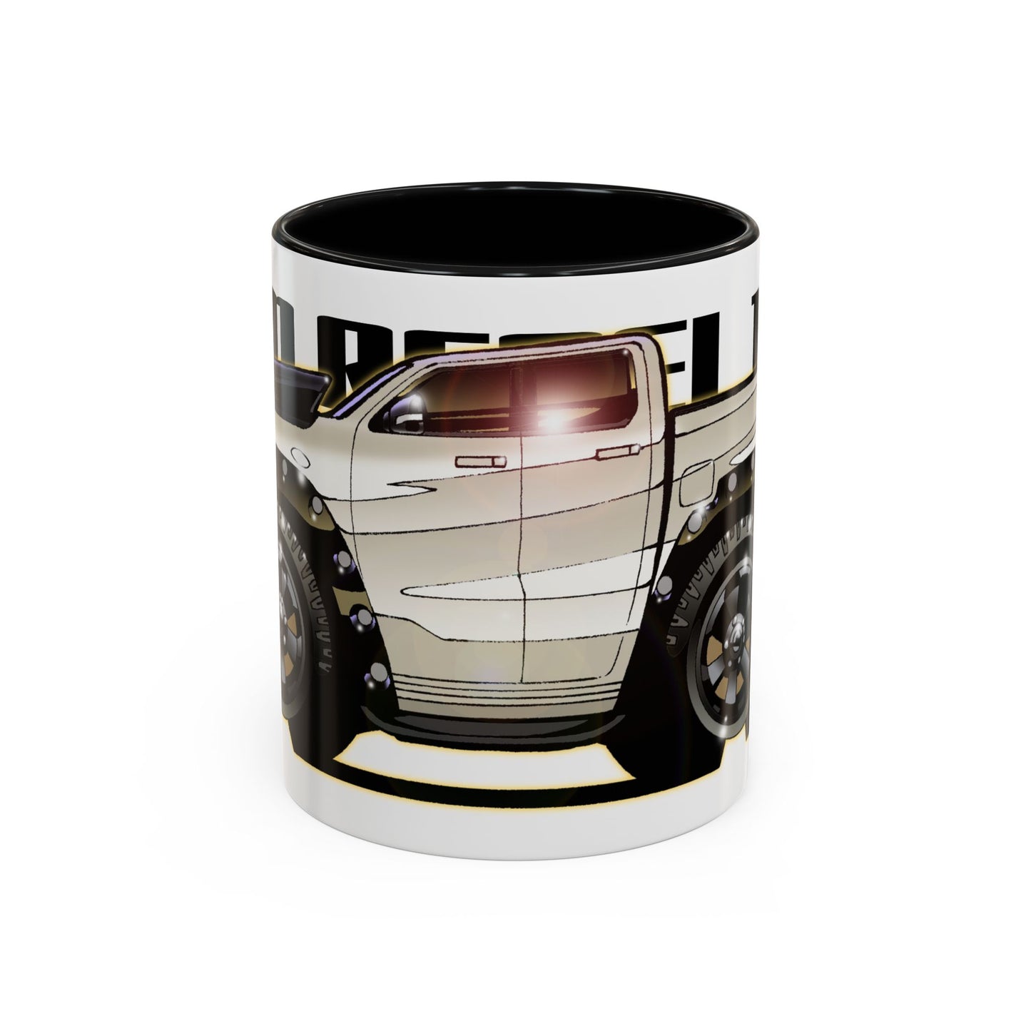 RAM REBEL 1500 Truck Collectible Coffee Fireball Art Mug 2 Sizes