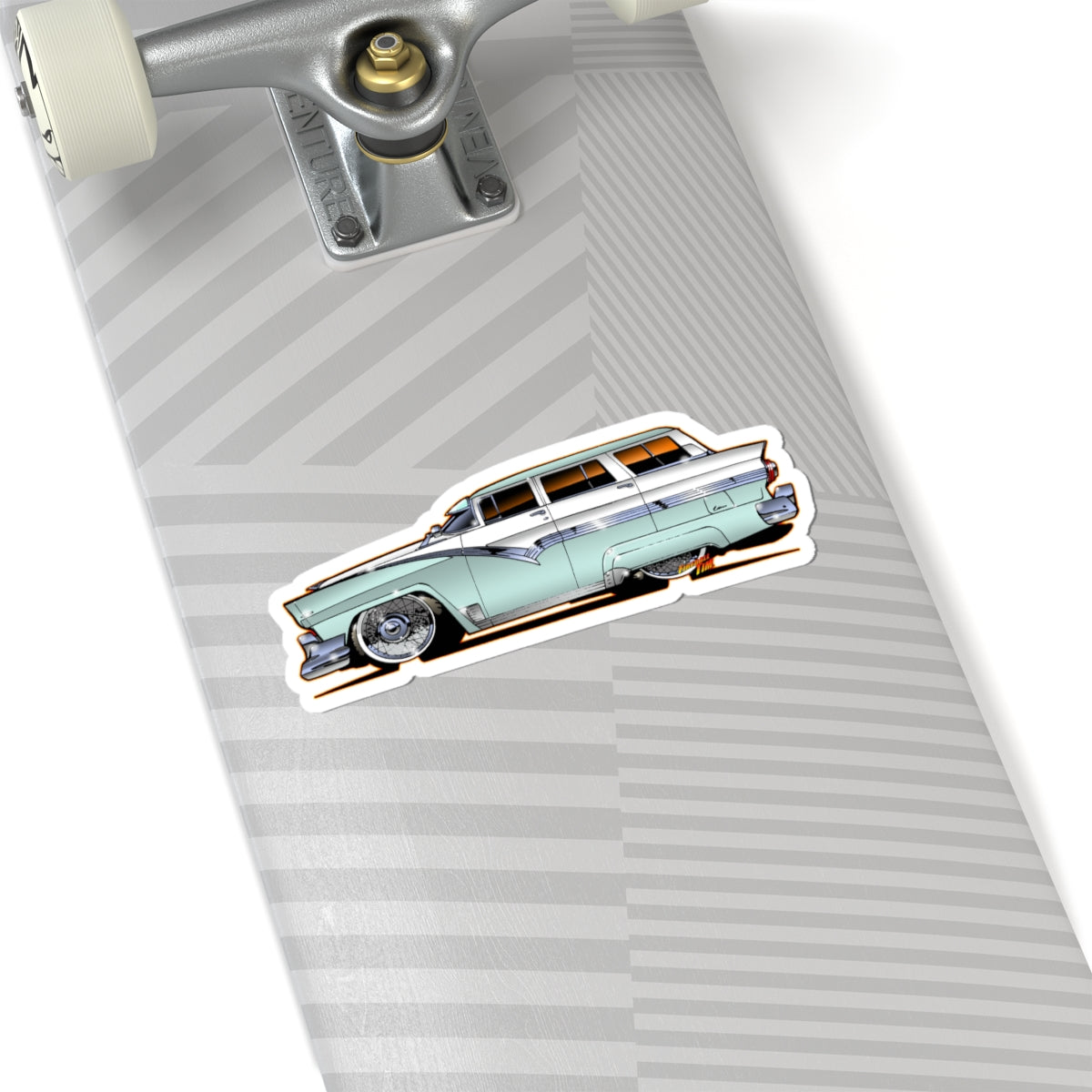 FORD FAIRLANE 1956 COUNTRY WAGON Kiss-Cut Sticker - 4 Sizes