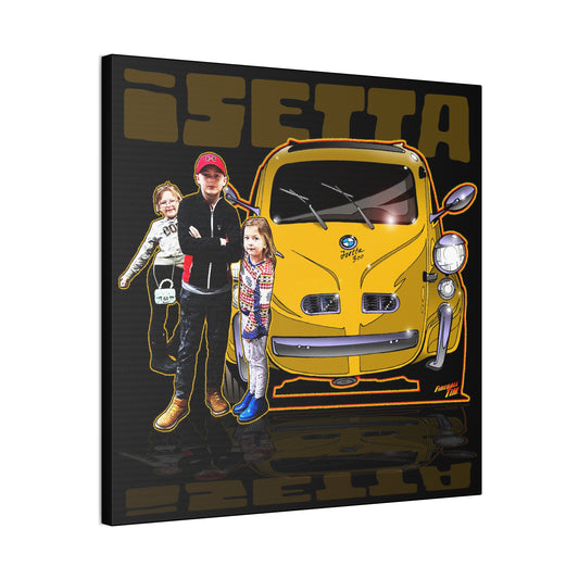 BMW ISETTA KIDS Canvas Art Wall Print - 2 Sizes