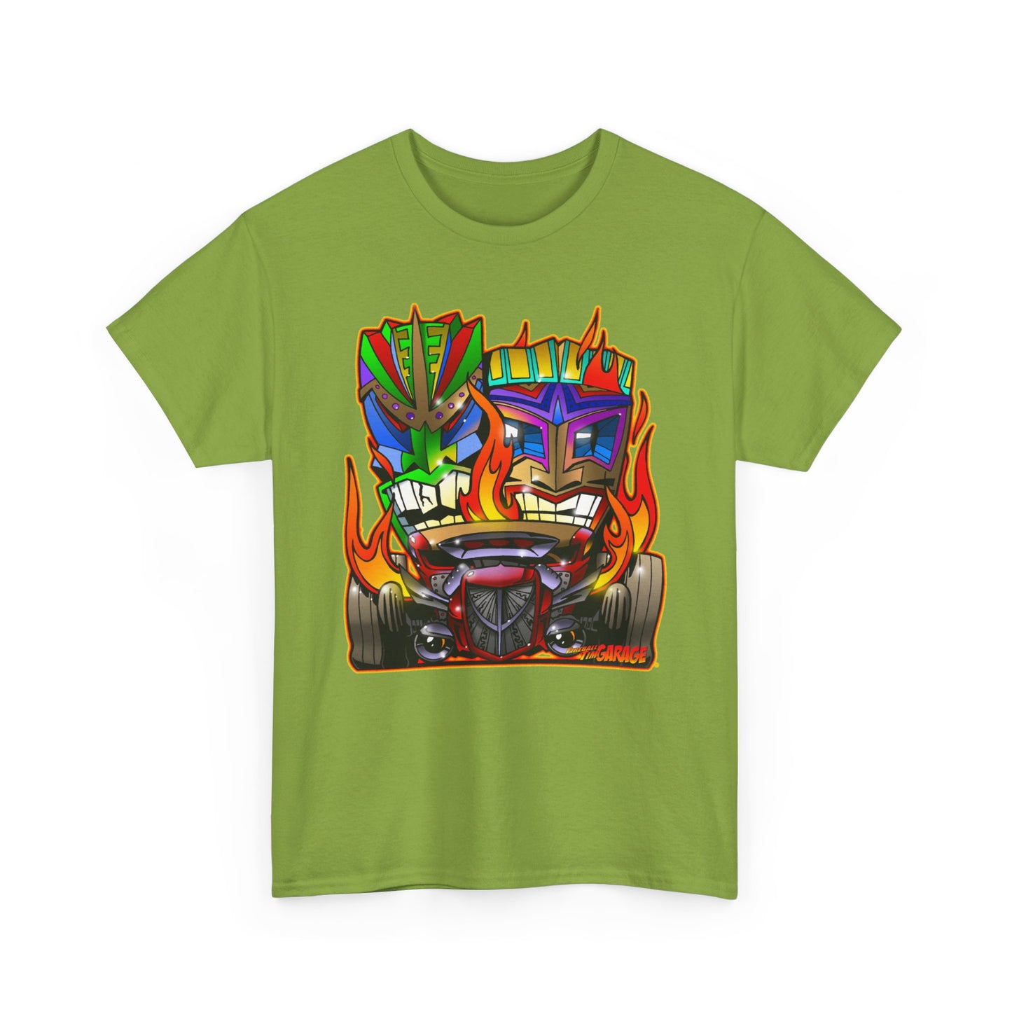 HOT ROD TIKIS Concept Art Tiki Unisex Heavy Cotton Tee 13 Colors