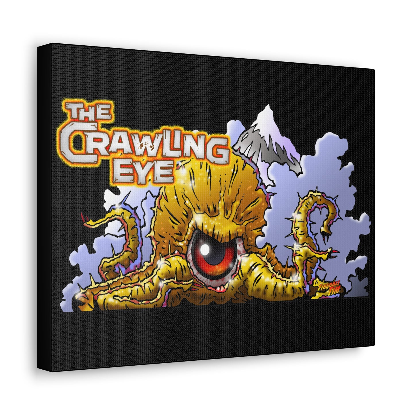 THE CRAWLING EYE Classic Monster Horror Movie Canvas Gallery Art Print 11x14