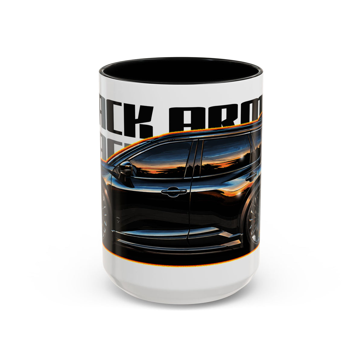 NISSAN ROGUE 2026 Black Armor Edition Collectible Fireball Art Coffee Mug - 2 Sizes