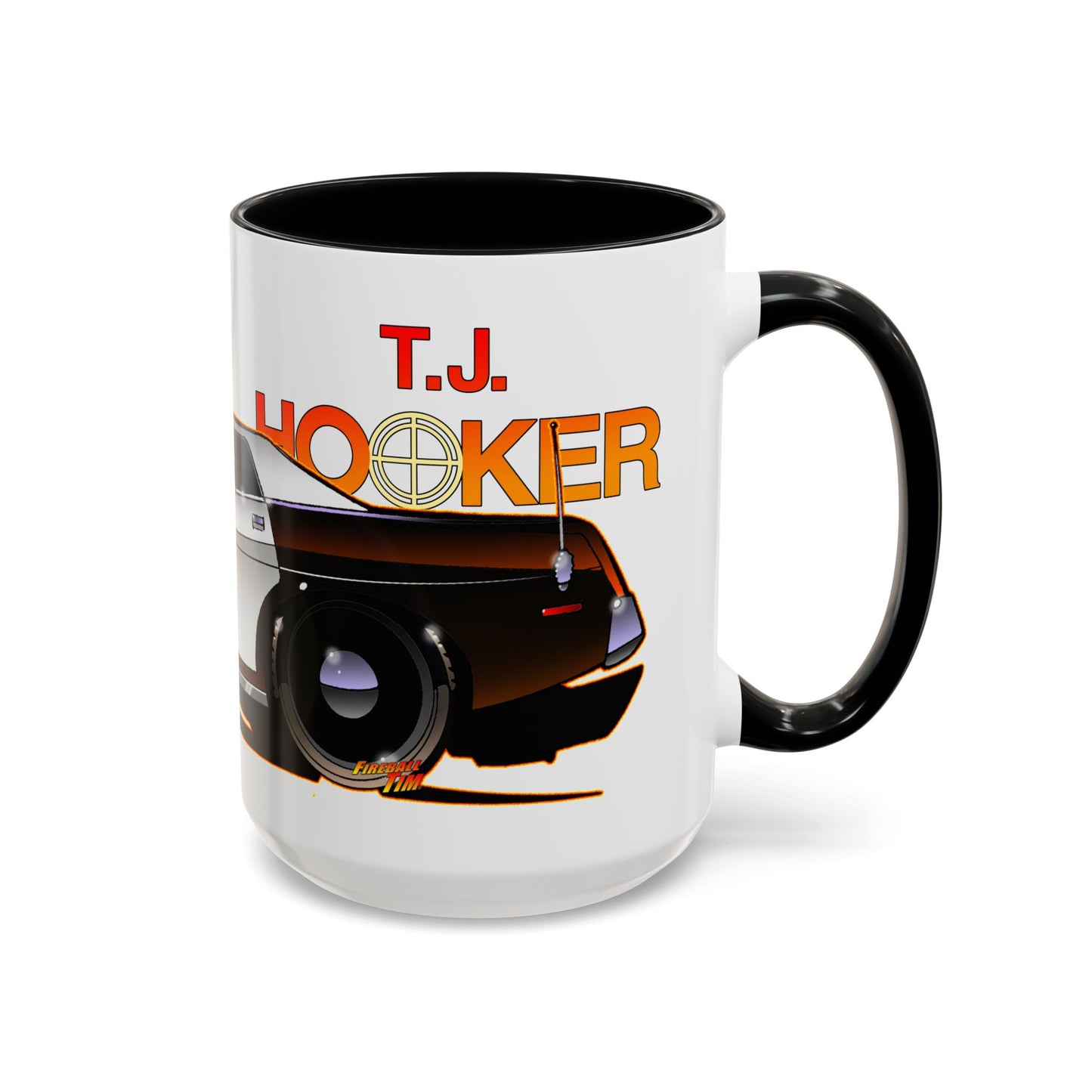 TJ HOOKER 1977 Dodge Monaco Police Car Collectible Coffee Art Mug - 2 Sizes