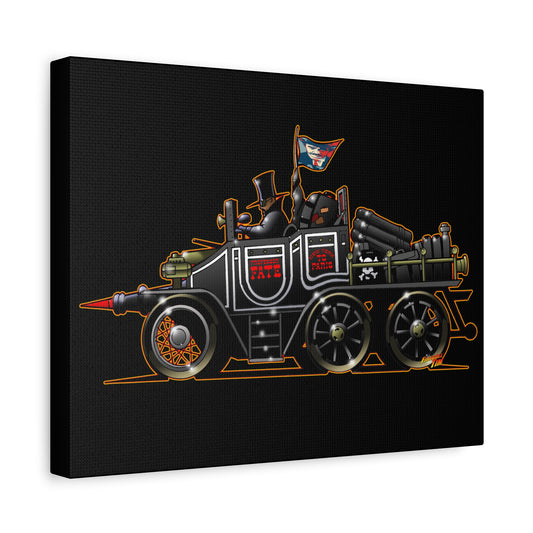 THE GREAT RACE PROFESSOR FATE Hannibal 8 Fireball Art Canvas Wall Print
