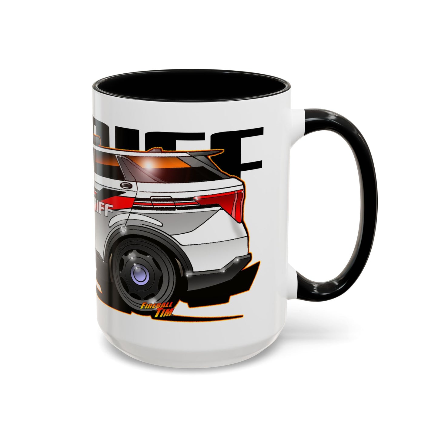 FORD EXPLORER SHERIFF POLICE CRUISER Collectible Art Coffee Mug - 2 Sizes