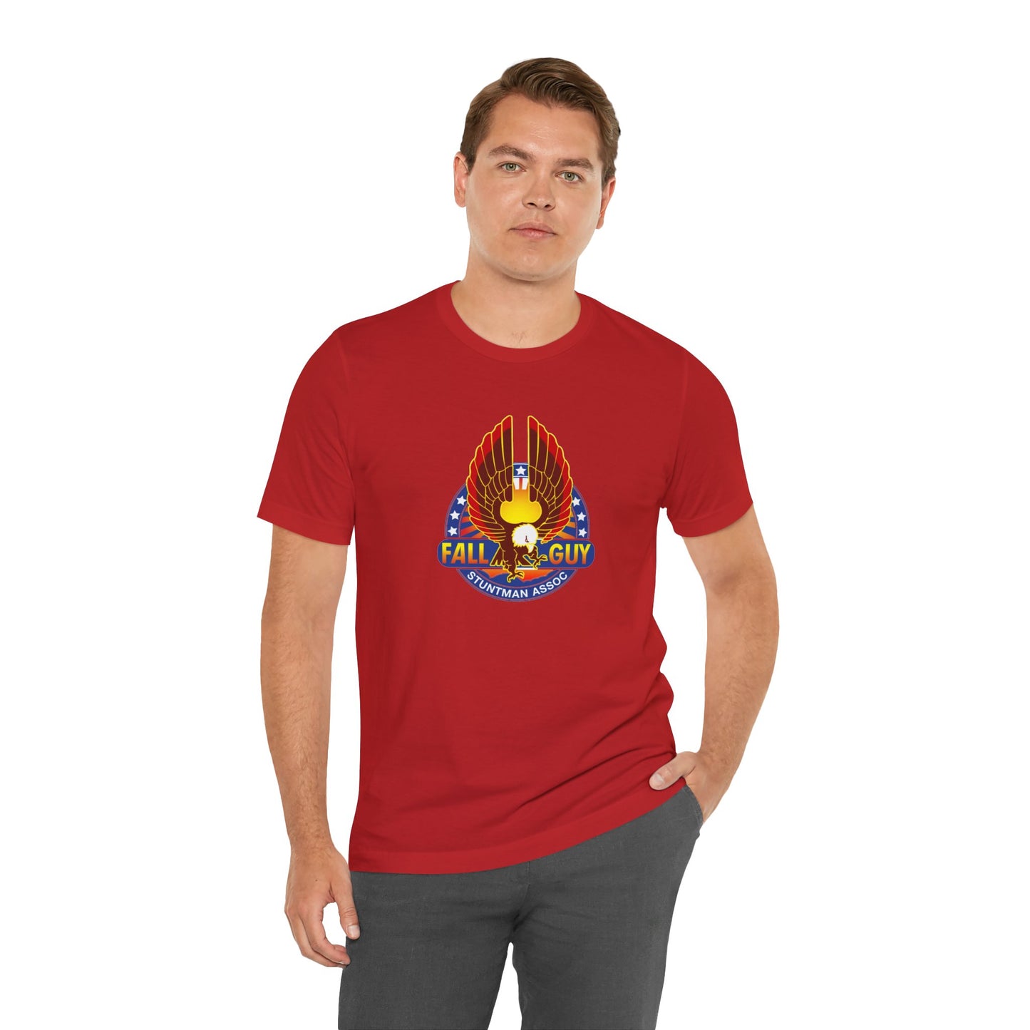 THE FALL GUY Stuntman Association Unisex Jersey Short Sleeve Tee - 12 Colors