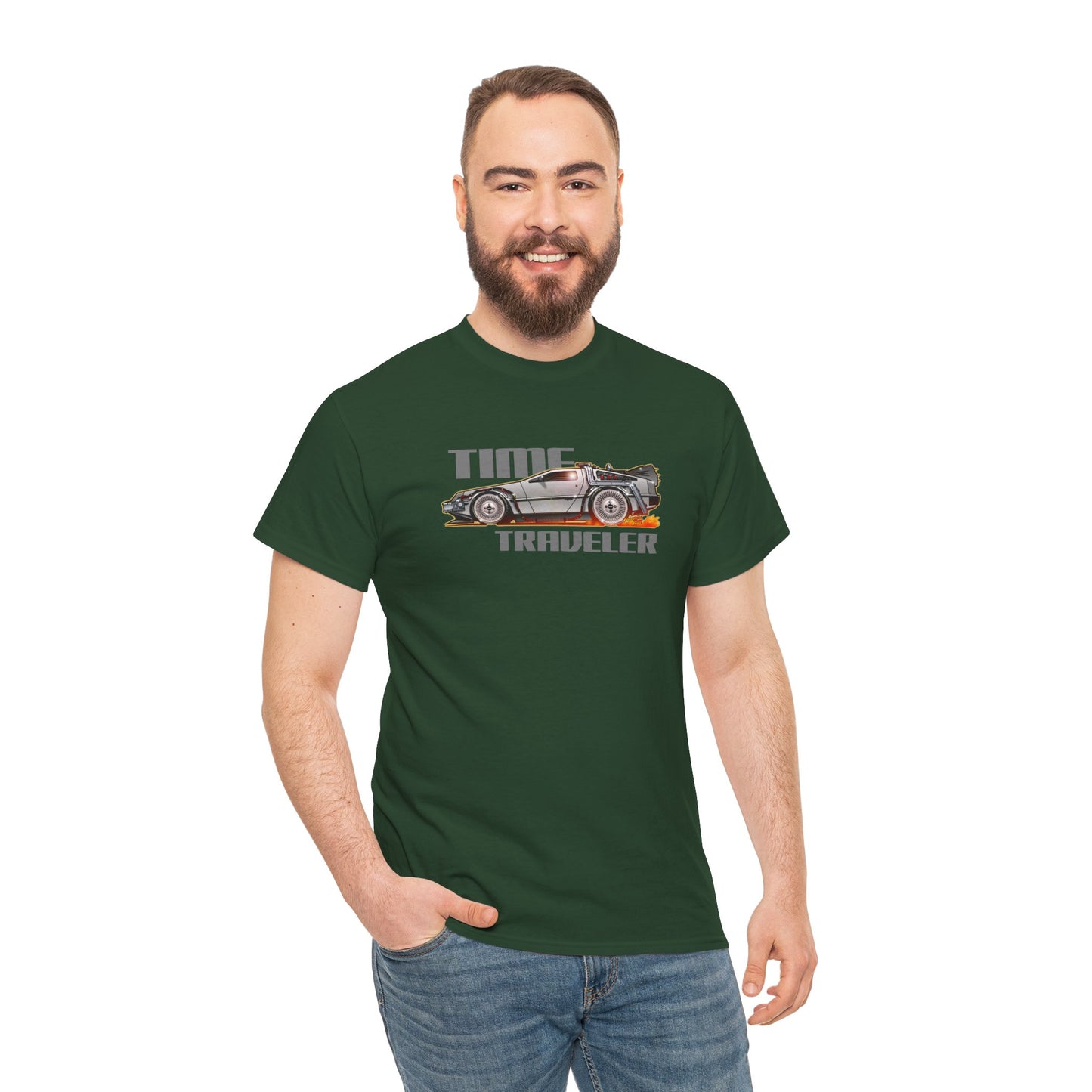 BACK to the FUTURE Delorean Time Traveler Tee Shirt