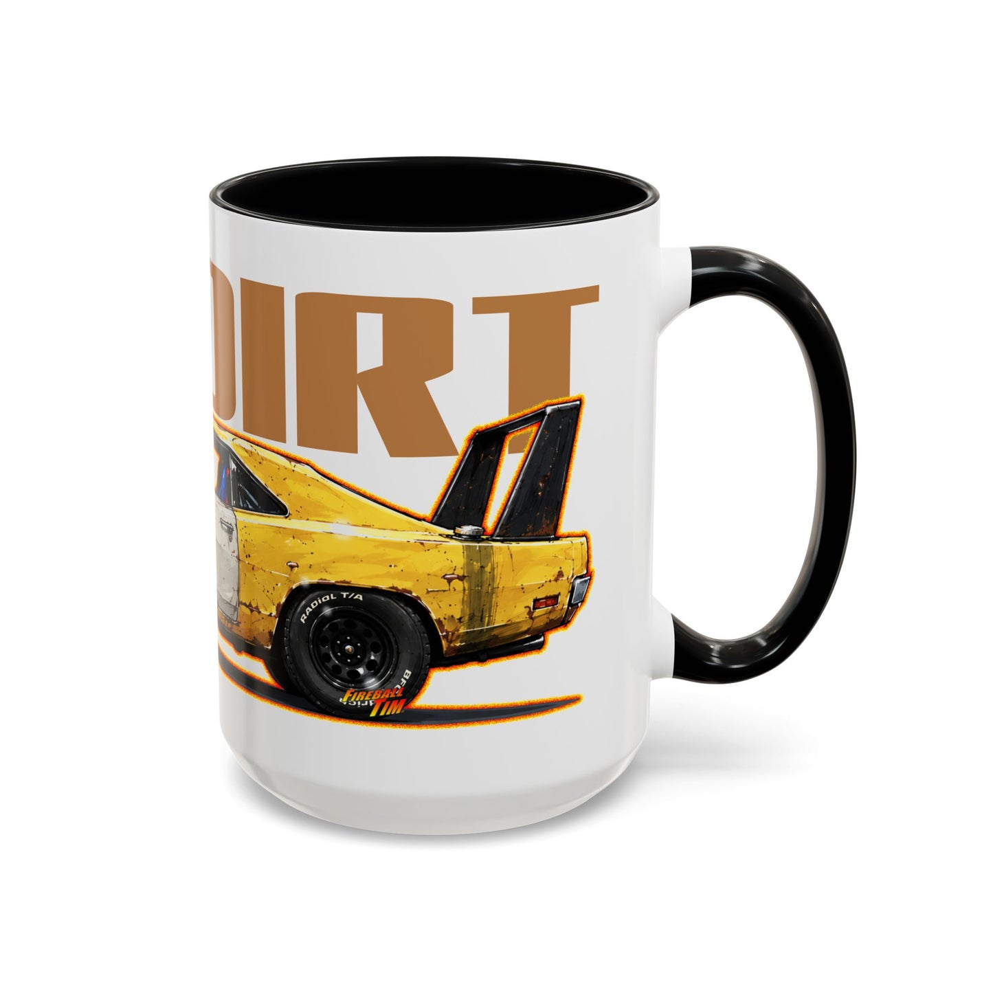 JOE DIRT 1969 Dodge Charger Daytona Collectible Fireball Art Coffee Mug - 2 Sizes