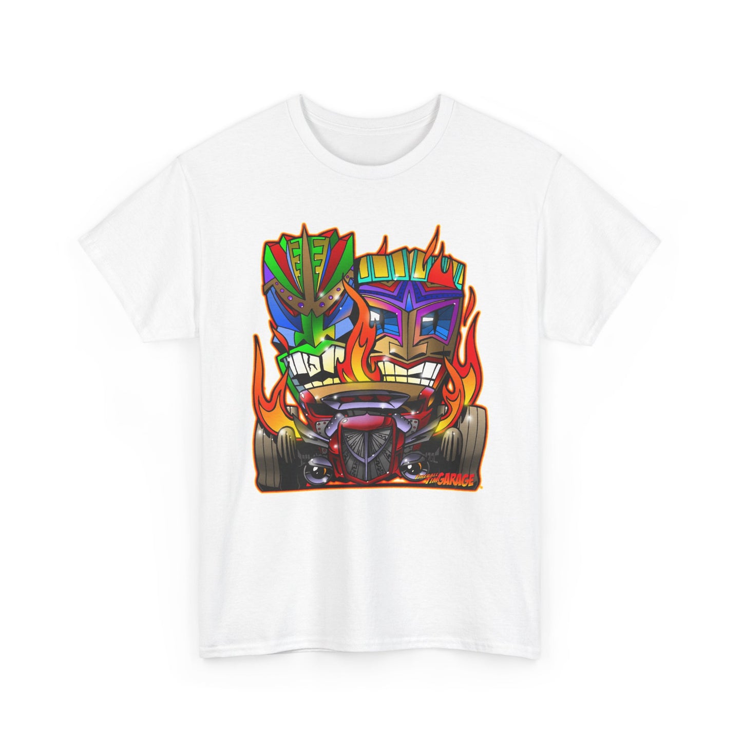 HOT ROD TIKIS Concept Art Tiki Unisex Heavy Cotton Tee 13 Colors