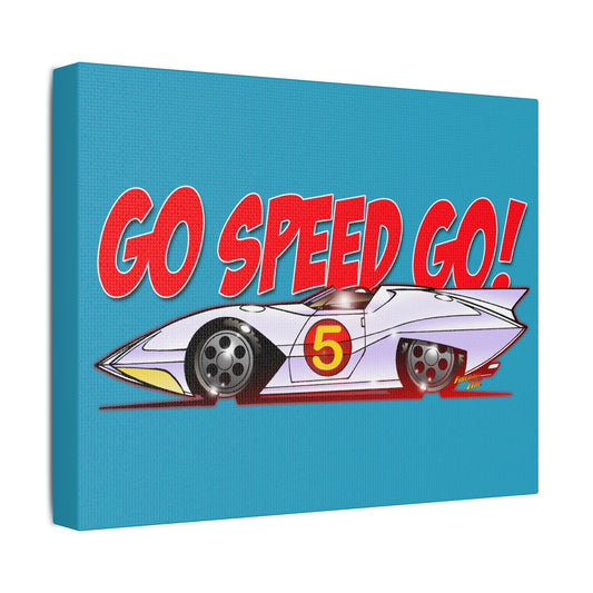 SPEED RACER MACH 5 Cartoon Canvas Art Print - 11x14