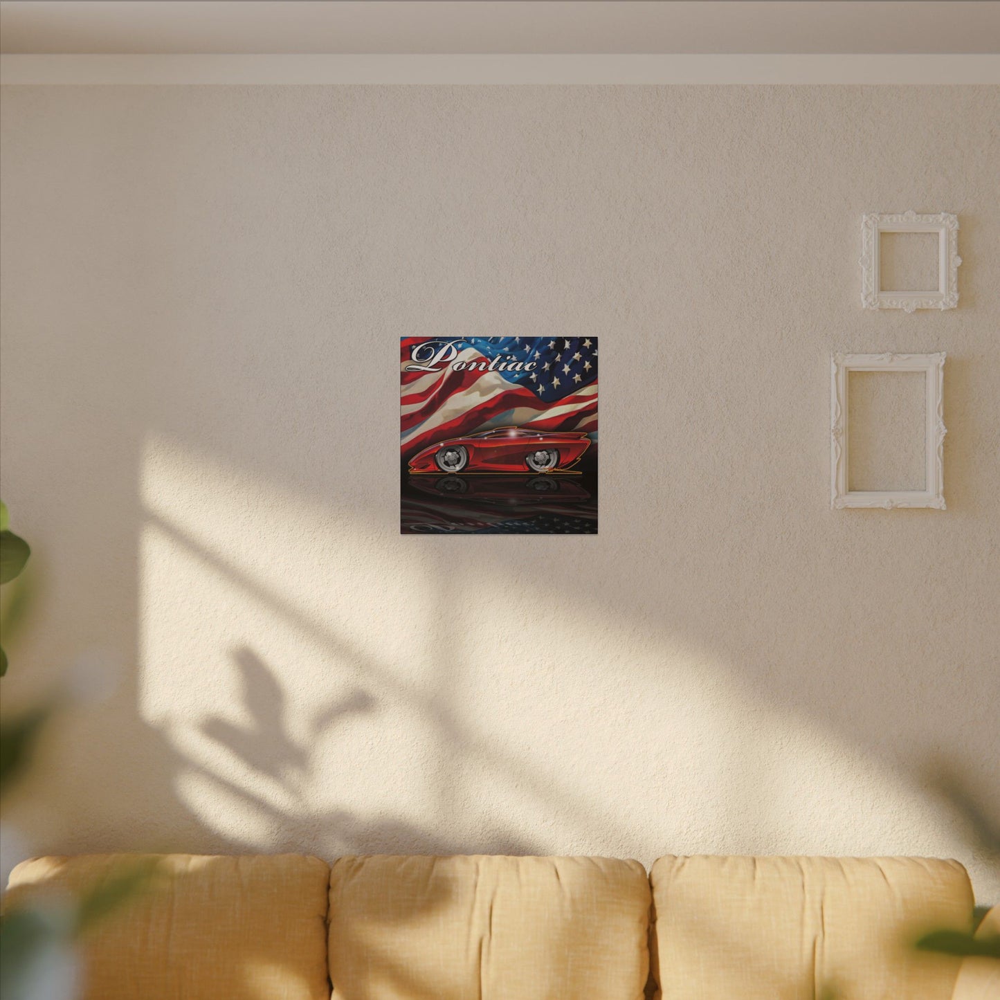 PONTIAC BANSHEE Concept Car Collectible Fireball Art Canvas Print