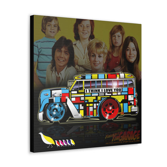 PARTRIDGE FAMILY BUS TV Show Concept Art Canvas MASTERPRINT 3 Sizes