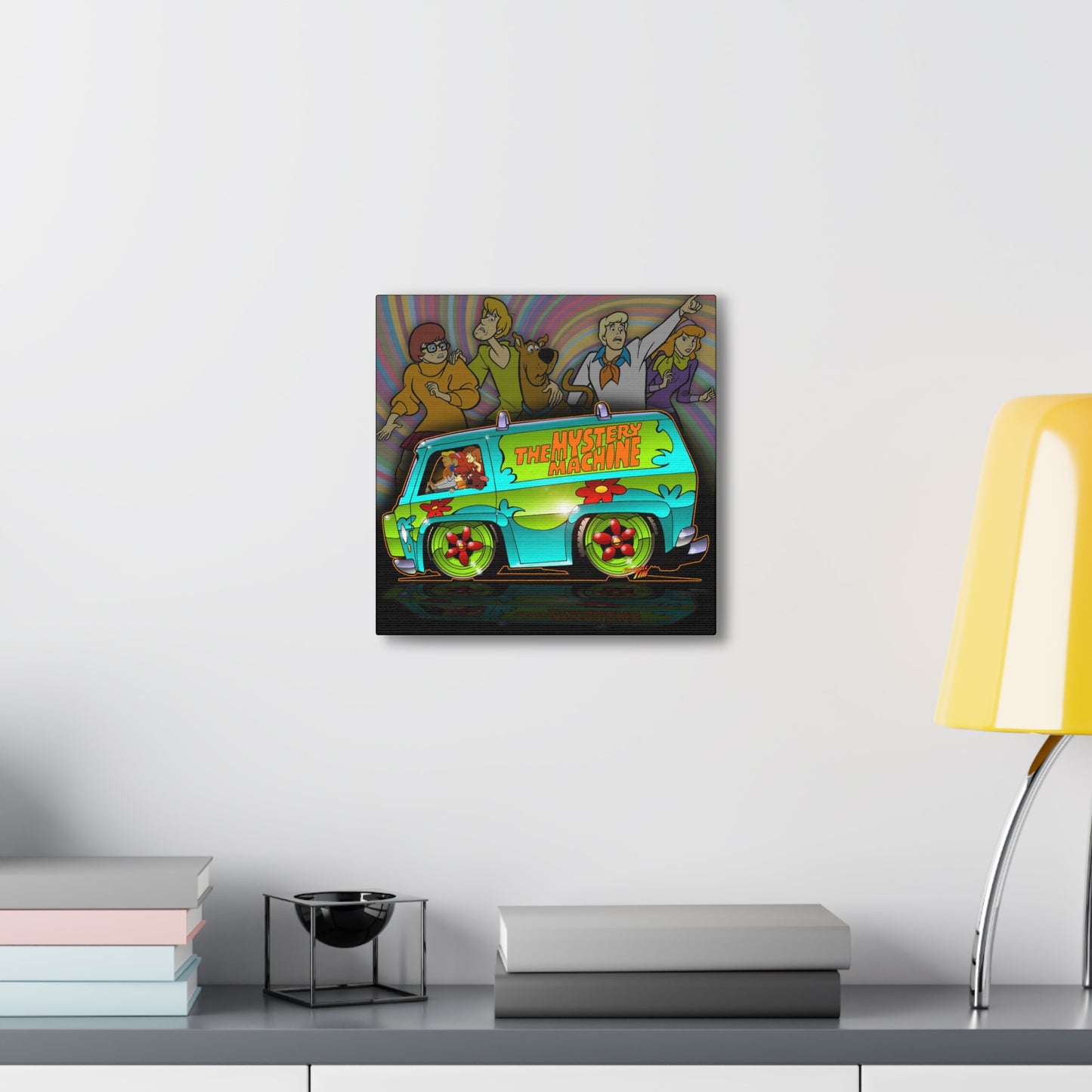 SCOOBY DOO MYSTERY MACHINE VAN Canvas Wall MASTERPRINT 2 Sizes