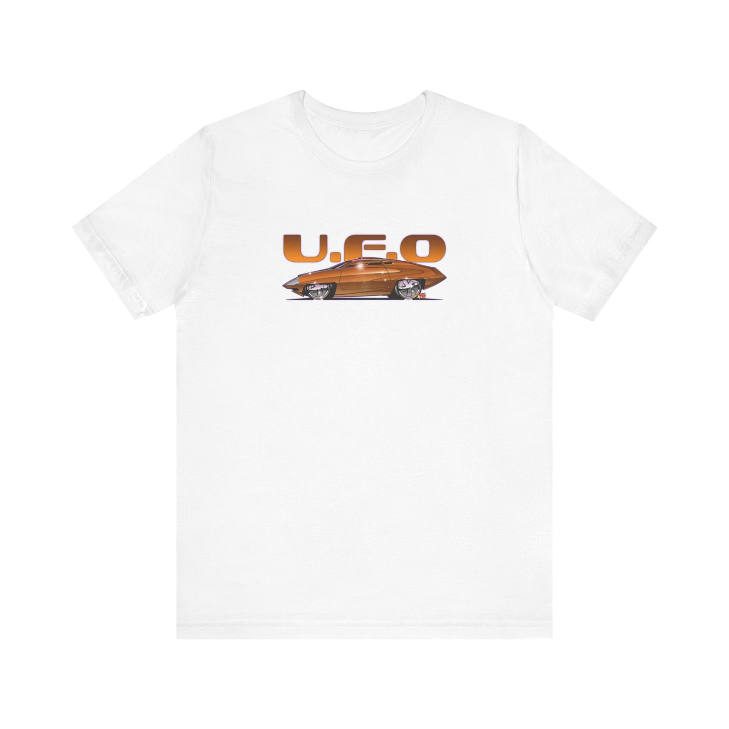 UFO ED STRAKER CAR TV Car Concept Art Short Sleeve Tee 12 Colors