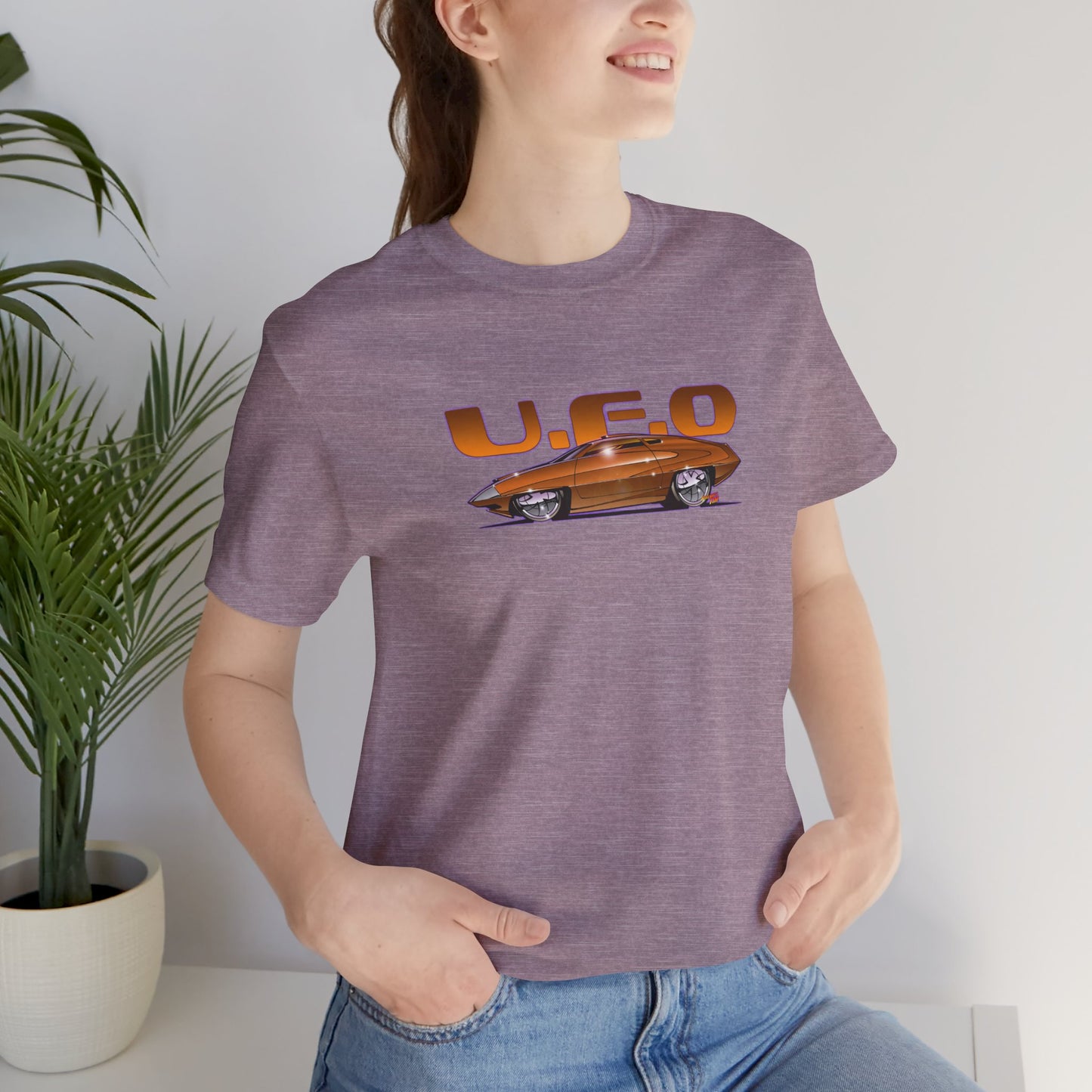 UFO ED STRAKER CAR TV Car Concept Art Short Sleeve Tee 12 Colors