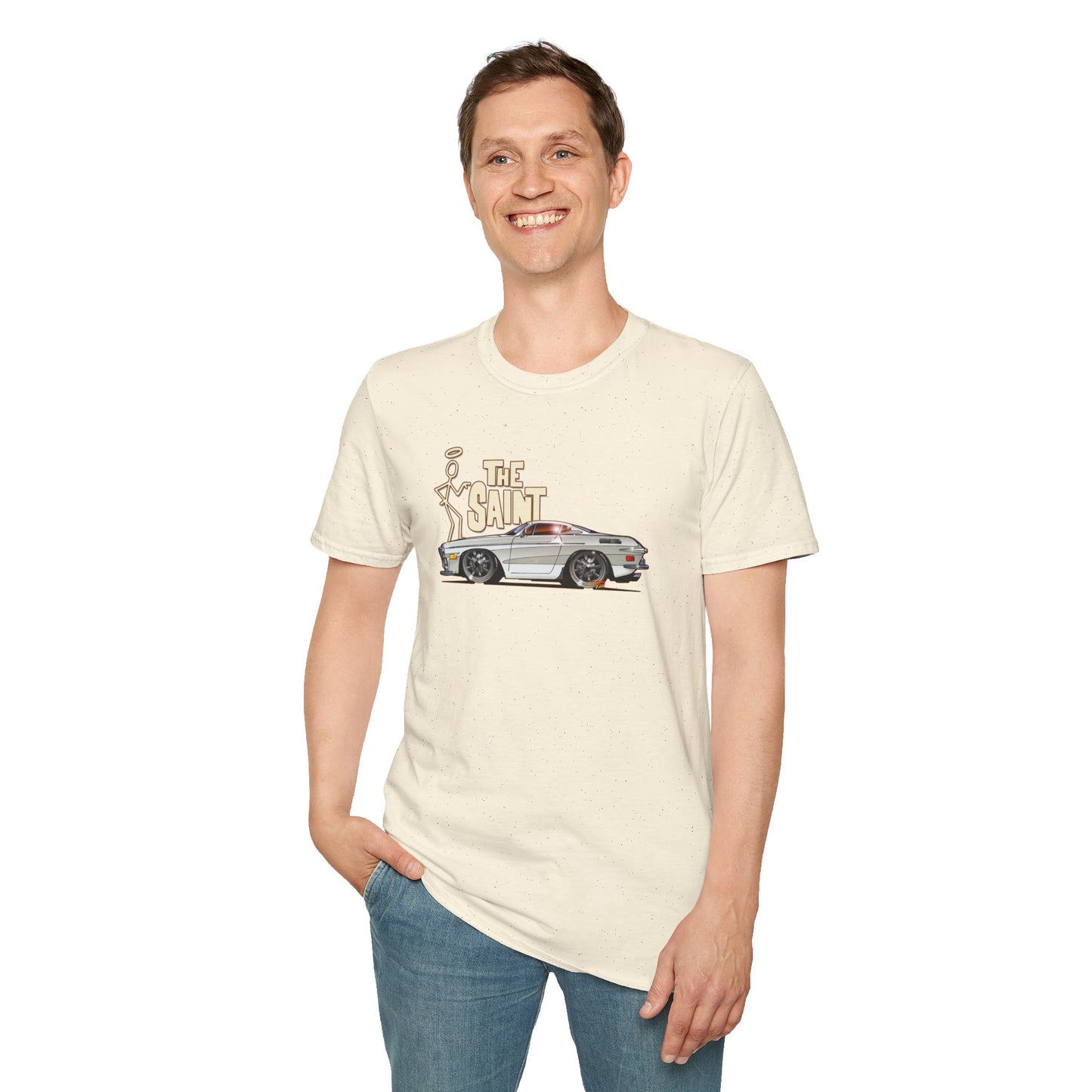 THE SAINT 1967 VOLVO 1800 S ST1 Concept Art Unisex Softstyle T-Shirt 13 Colors