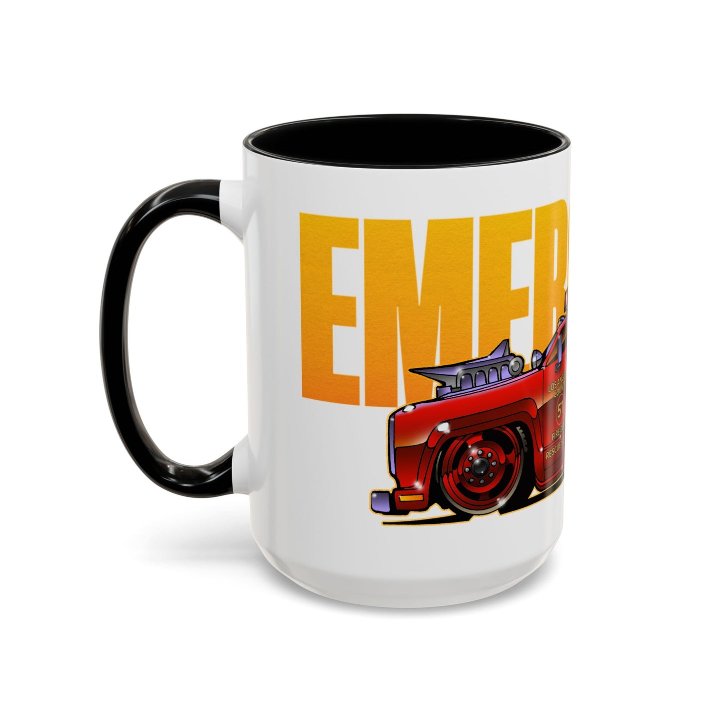 EMERGENCY SQUAD 51 Paramedic Truck Concept Art Coffee Mug 11oz